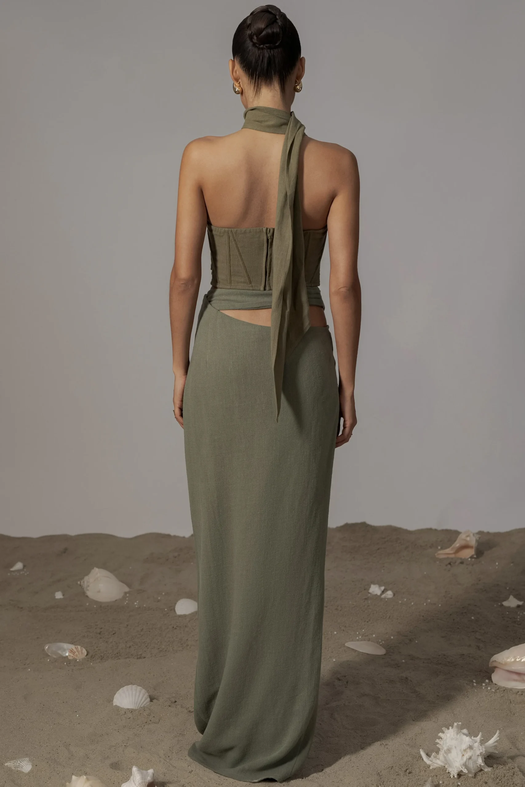 olive_coastal_bliss_linen_7.webp JLUXLABEL Olive Coastal Bliss Linen Bustier