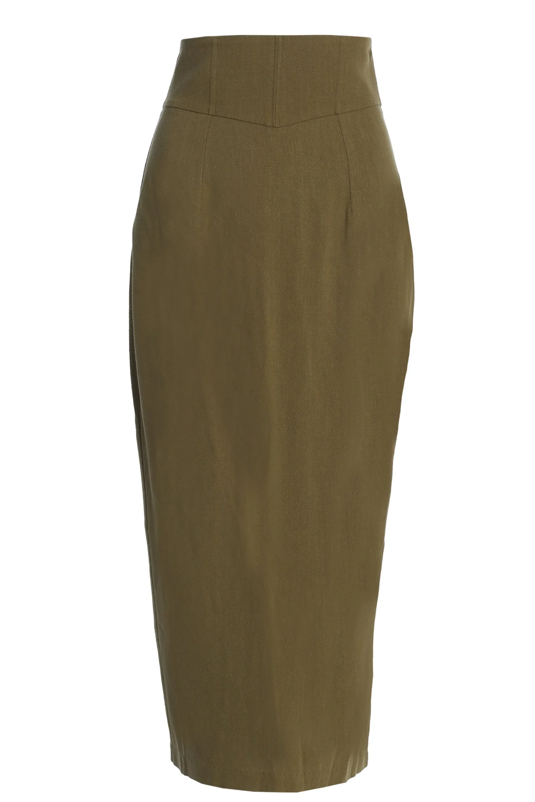 olive_coastland_linen_ski_0.webp JLUXLABEL Olive Coastland Linen Skirt