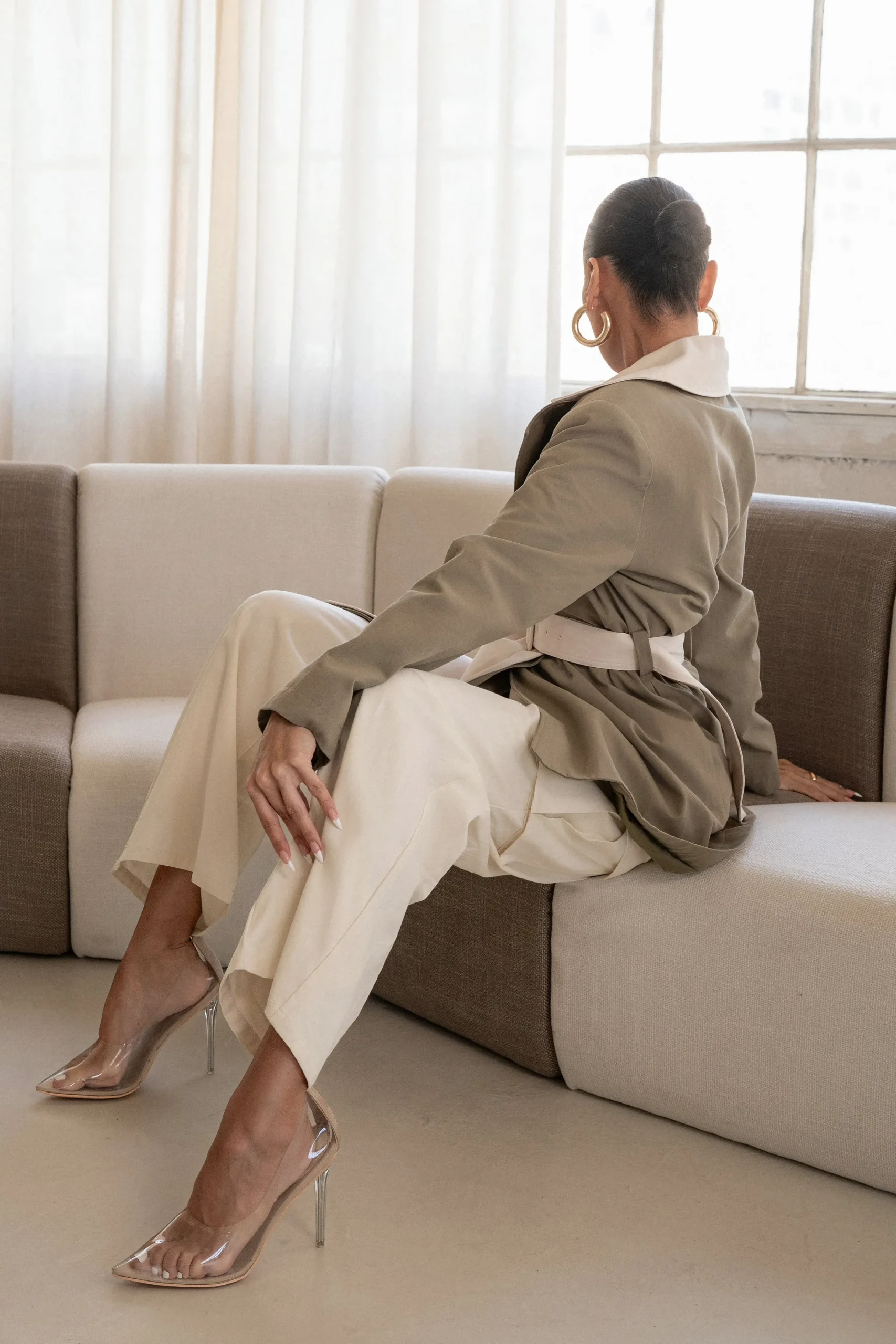 olive_color_block_summit__23.webp JLUXLABEL Olive Color Block Summit Belted Jacket