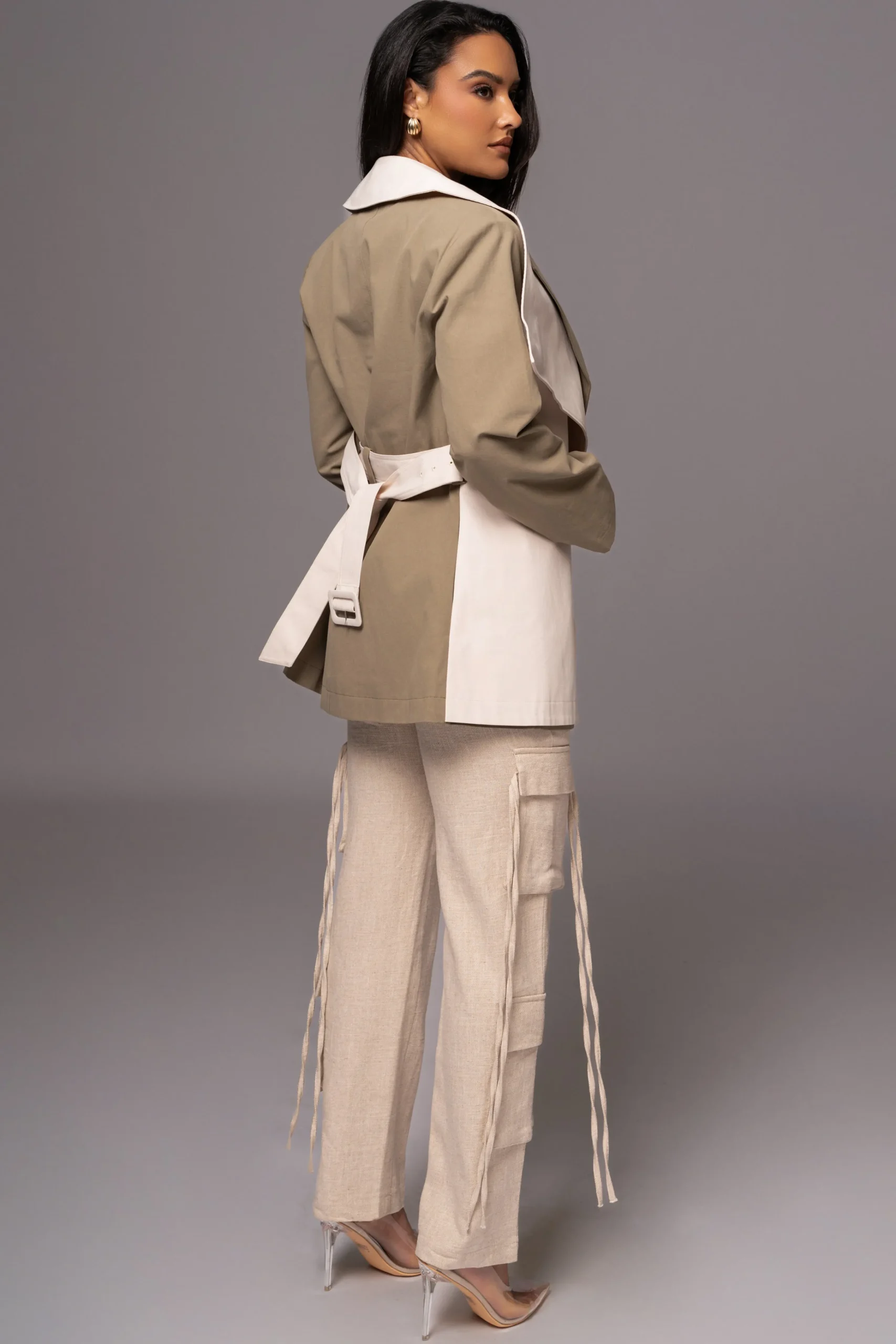olive_color_block_summit__28.webp JLUXLABEL Olive Color Block Summit Belted Jacket