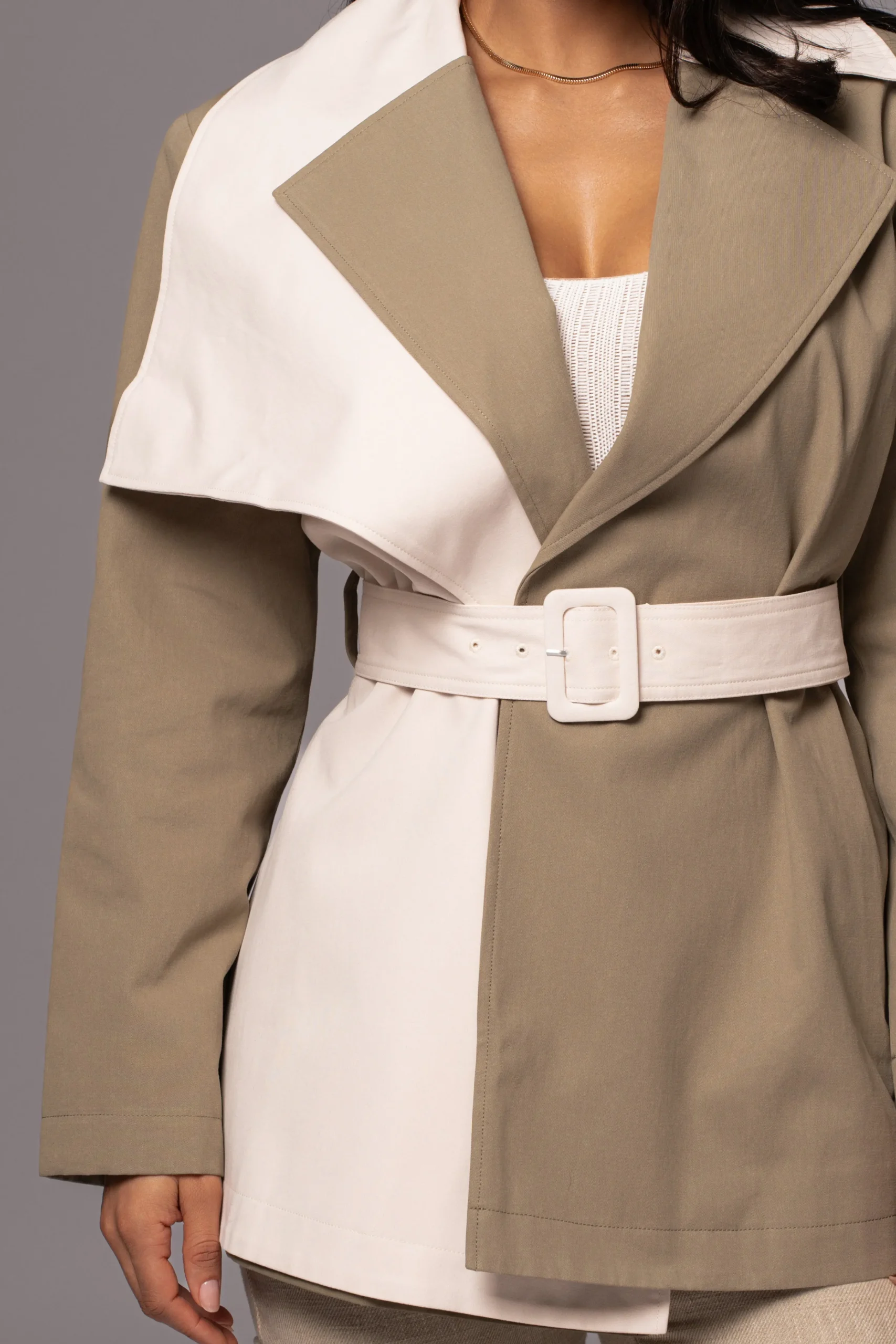 olive_color_block_summit__8.webp JLUXLABEL Olive Color Block Summit Belted Jacket