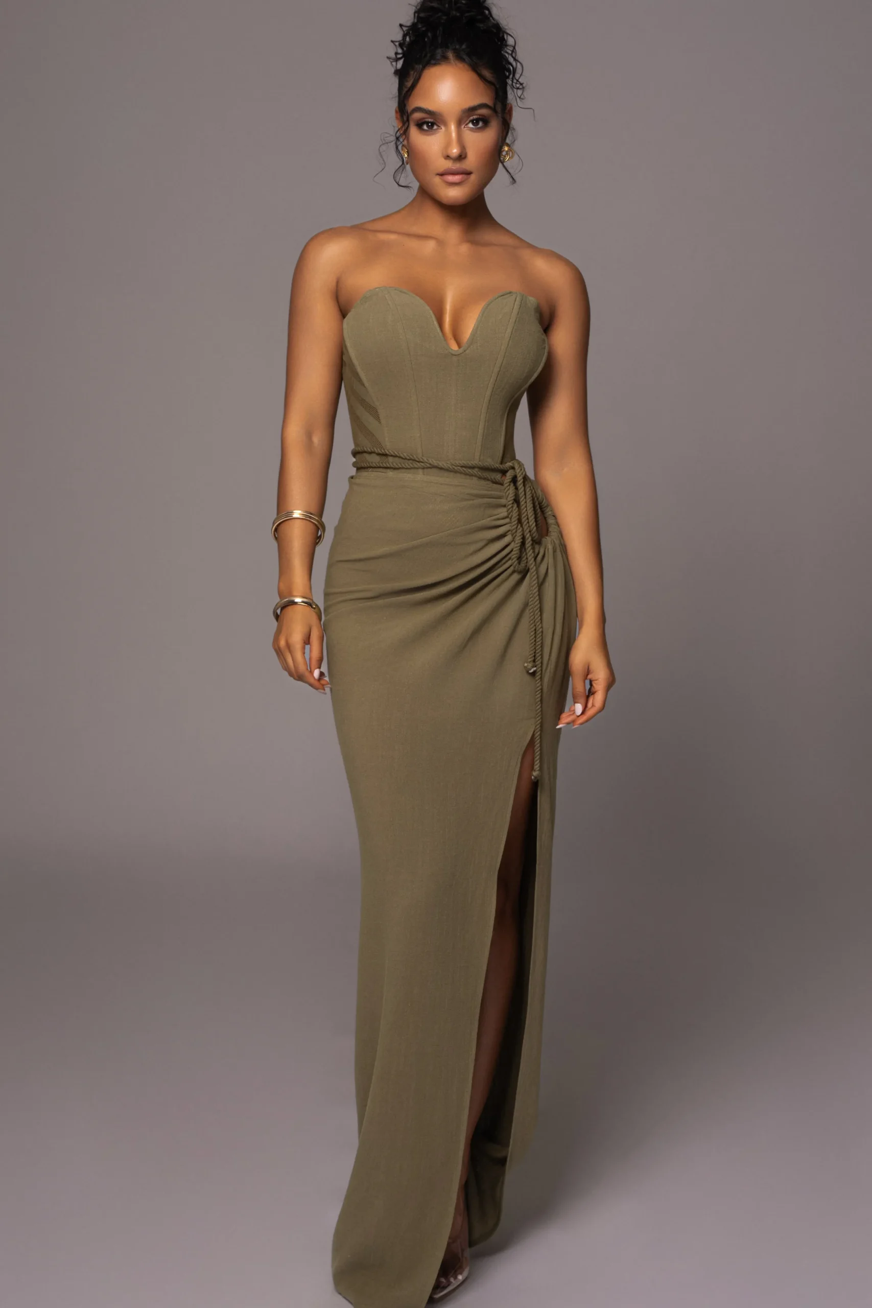 olive_destination_linen_s_0.webp JLUXLABEL Olive Destination Linen Skirt Set