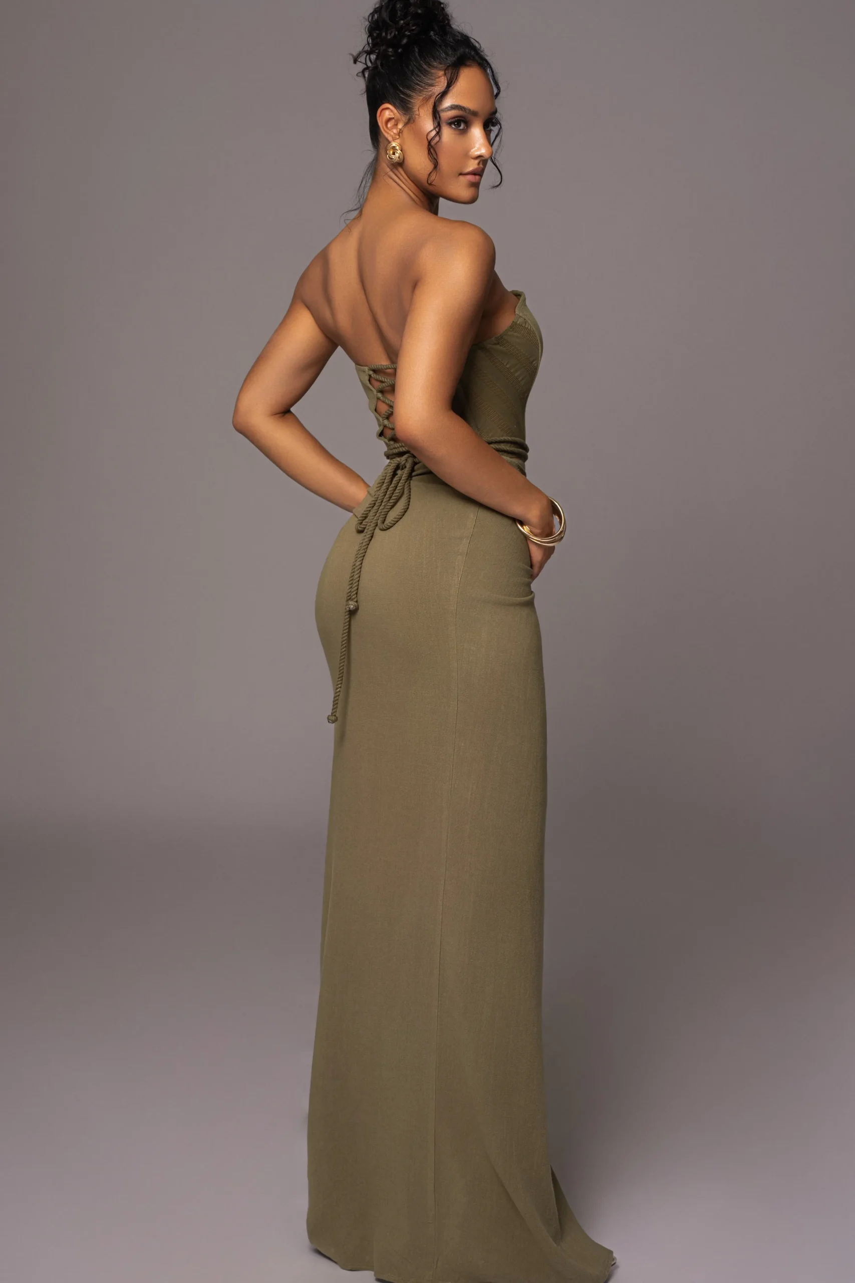 olive_destination_linen_s_15.webp JLUXLABEL Olive Destination Linen Skirt Set