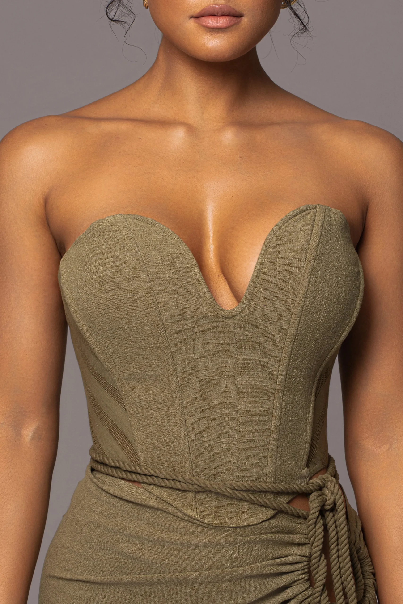 olive_destination_linen_s_5.webp JLUXLABEL Olive Destination Linen Skirt Set