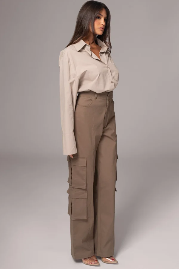 JLUXLABEL Olive Double Take Cargo Pants