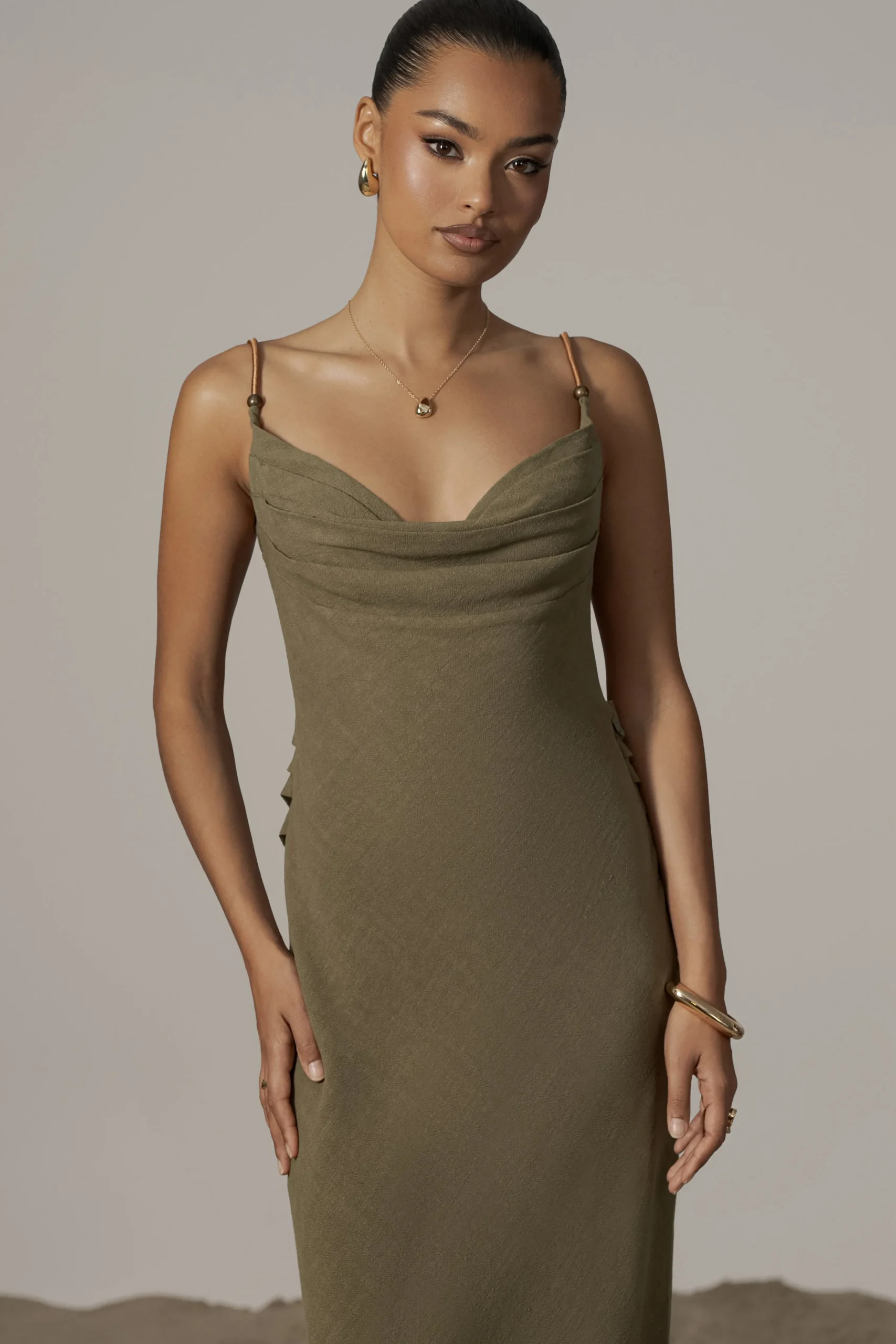 olive_getaway_linen_maxi__3.webp JLUXLABEL Olive Getaway Linen Maxi Dress