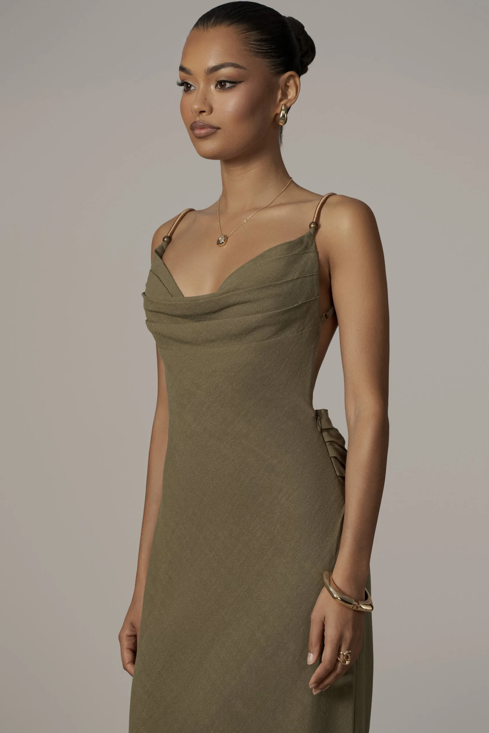 olive_getaway_linen_maxi__5.webp JLUXLABEL Olive Getaway Linen Maxi Dress