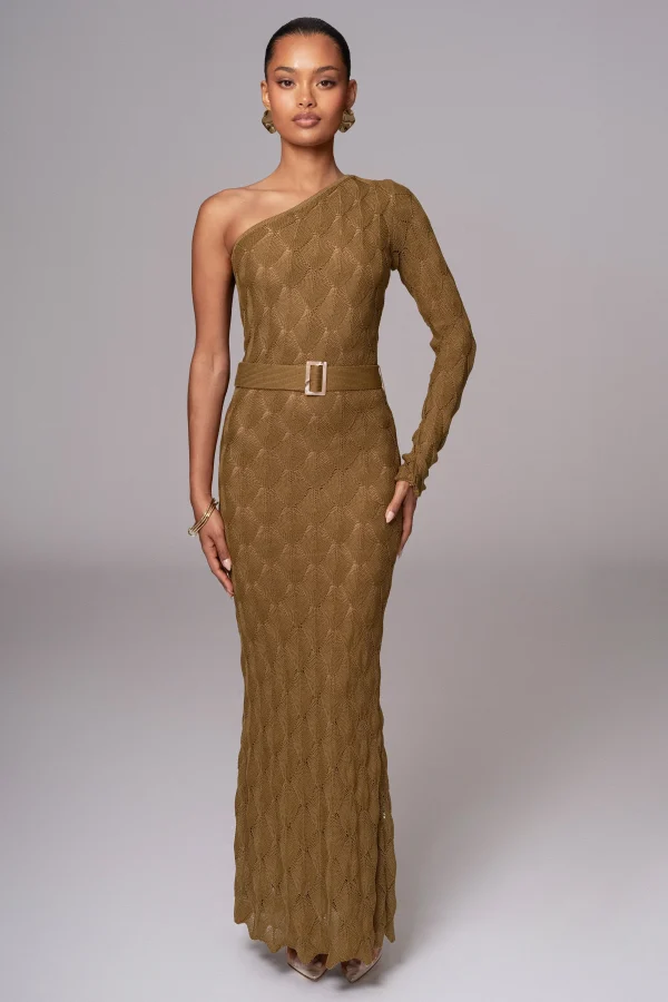 JLUXLABEL Olive La Costa One Shoulder Dress