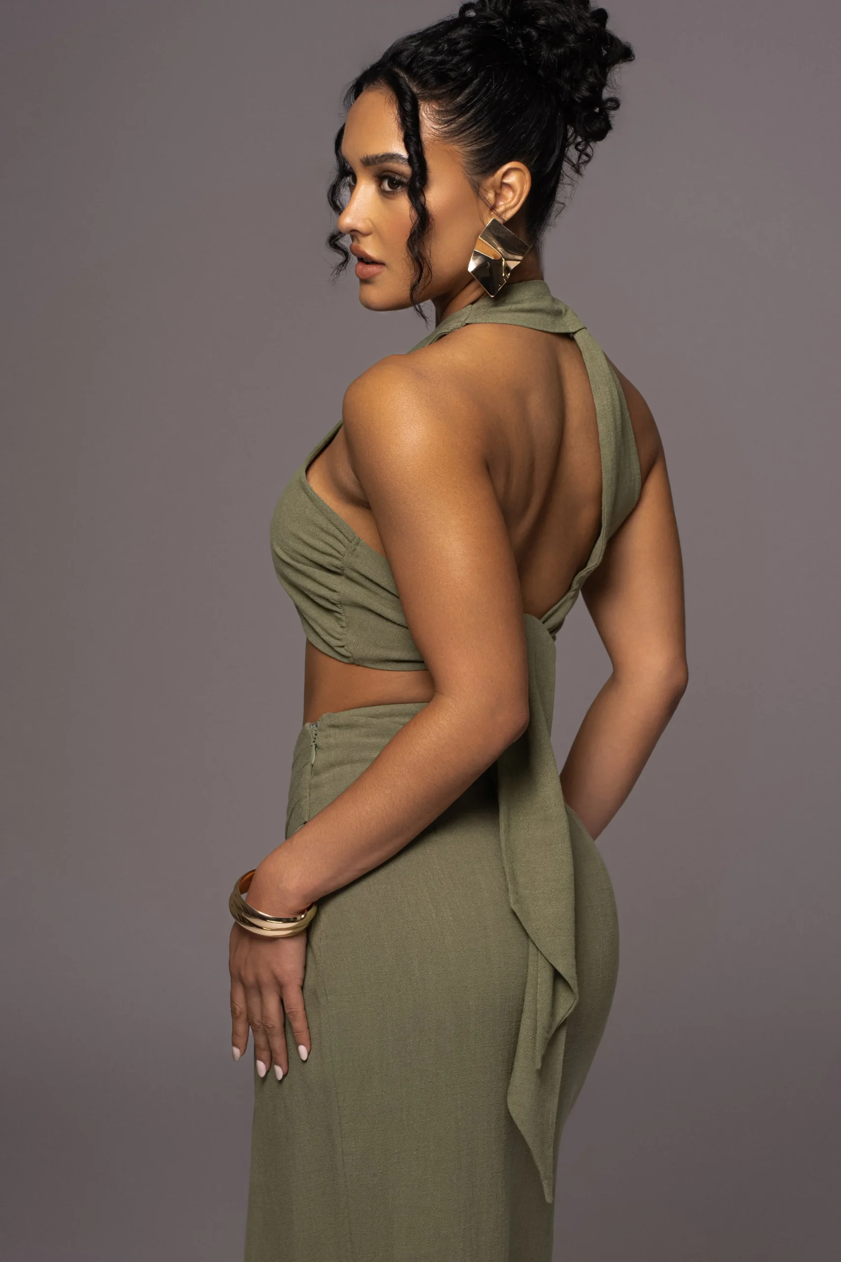 olive_new_age_two_piece_s_12.webp JLUXLABEL Olive New Age Two Piece Skirt Set