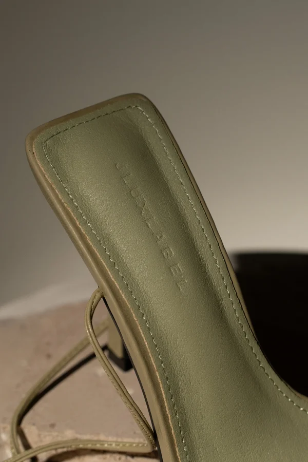 JLUXLABEL Olive Regal Pointed Toe Heels