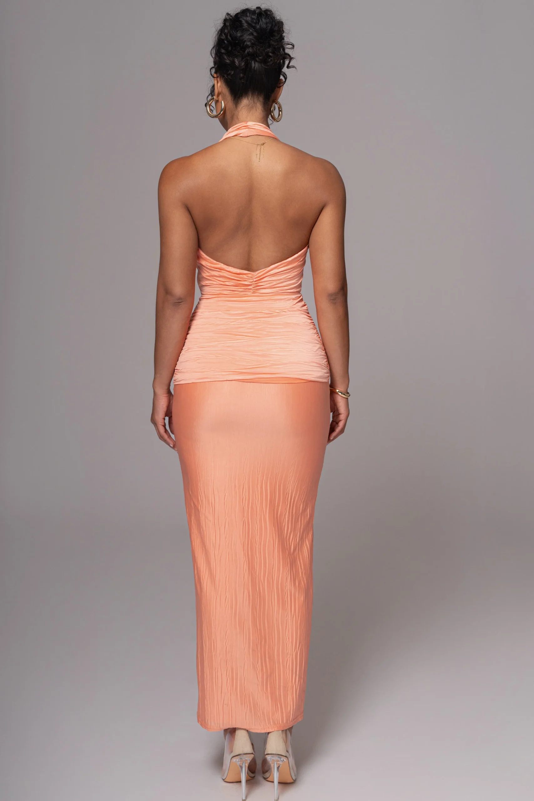 peach_under_the_moonlight_18.webp JLUXLABEL Peach Under The Moonlight Drape Dress