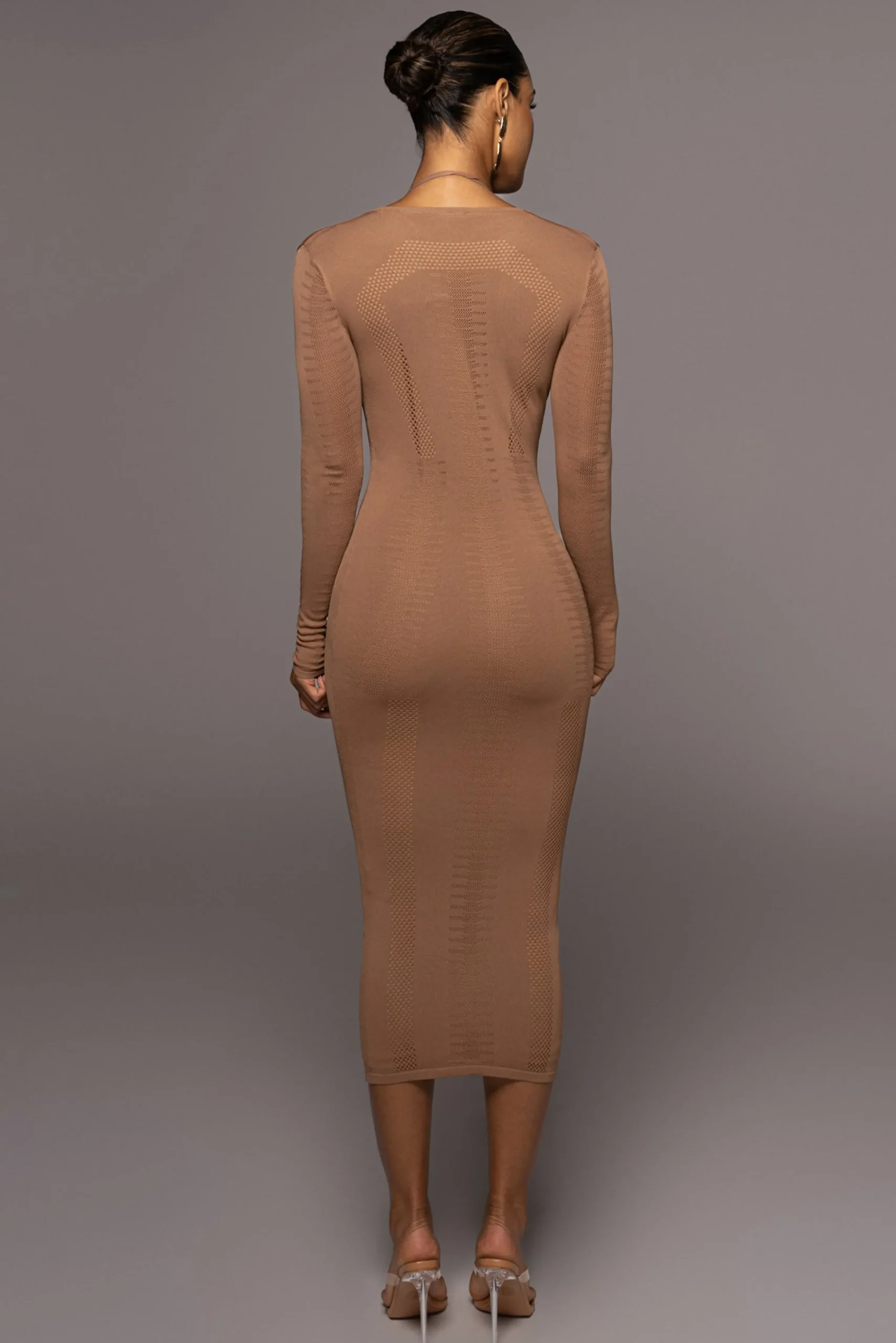 pecan_look_this_way_midi__12.webp JLUXLABEL Pecan Look This Way Midi Dress