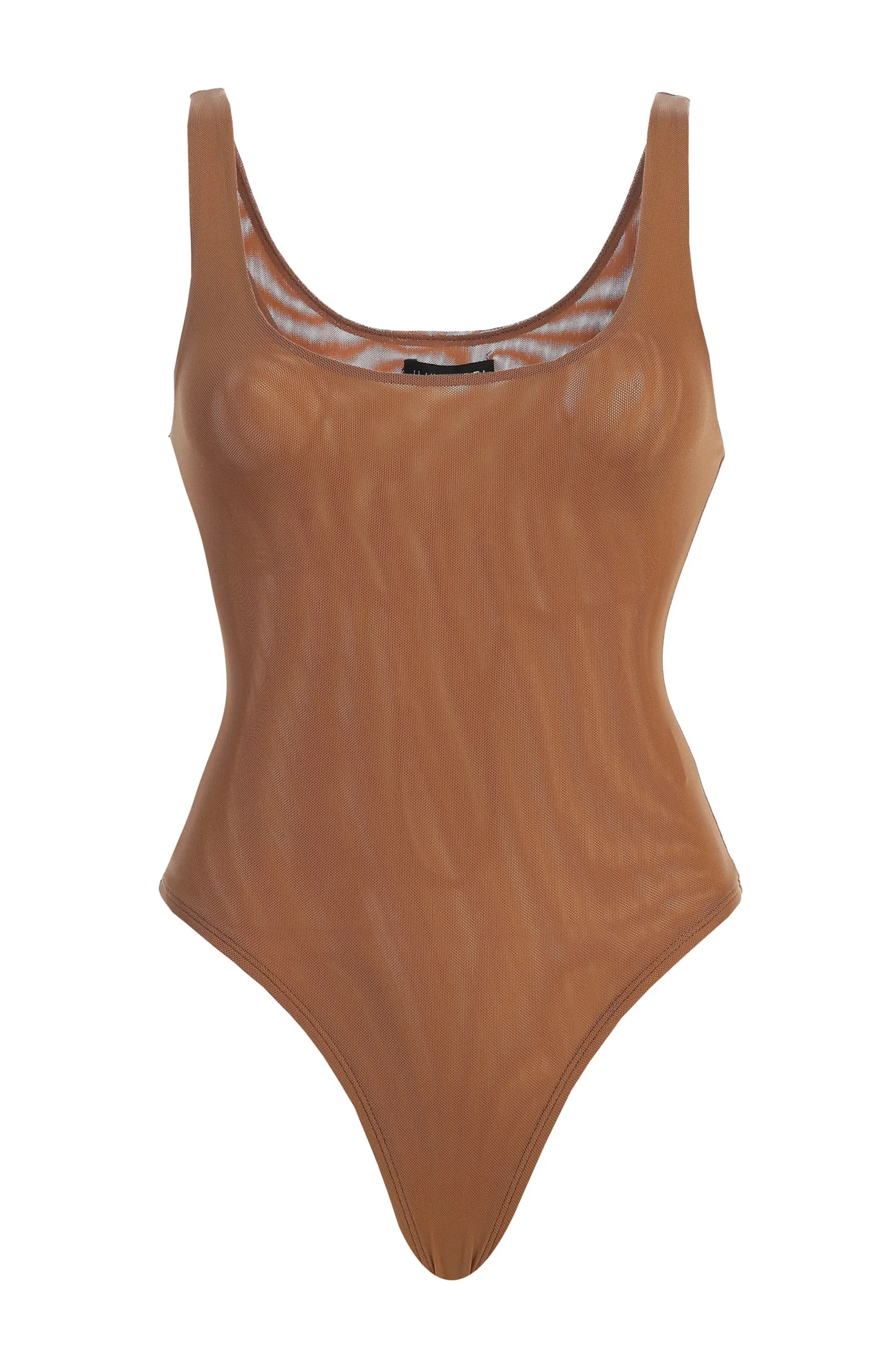 pecan_mesh_essentials_tan_0.webp JLUXLABEL Pecan Mesh Essentials Tank Bodysuit Undergarment