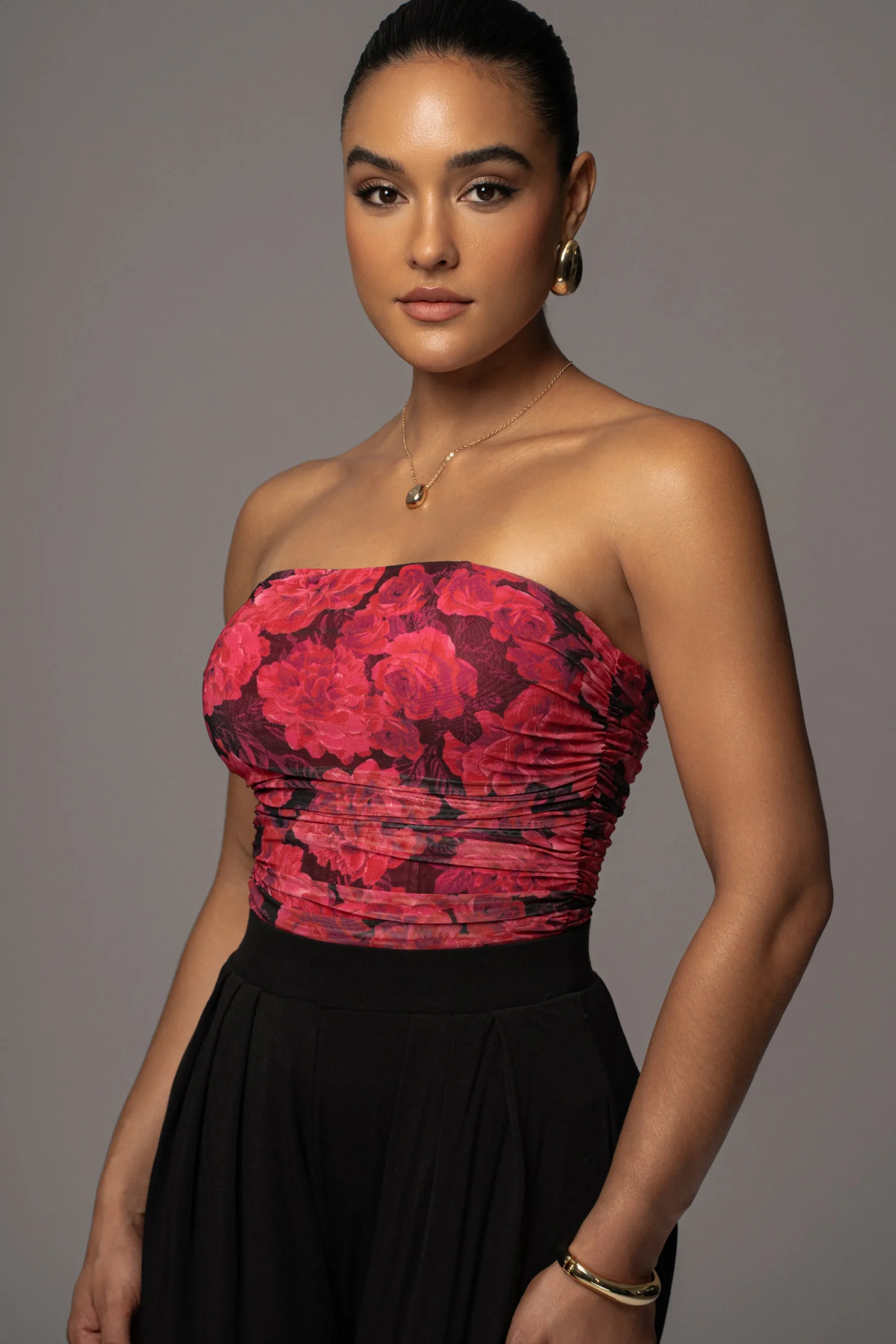 pink_floral_the_riviera_m_0.webp JLUXLABEL Pink Floral The Riviera Mesh Corset
