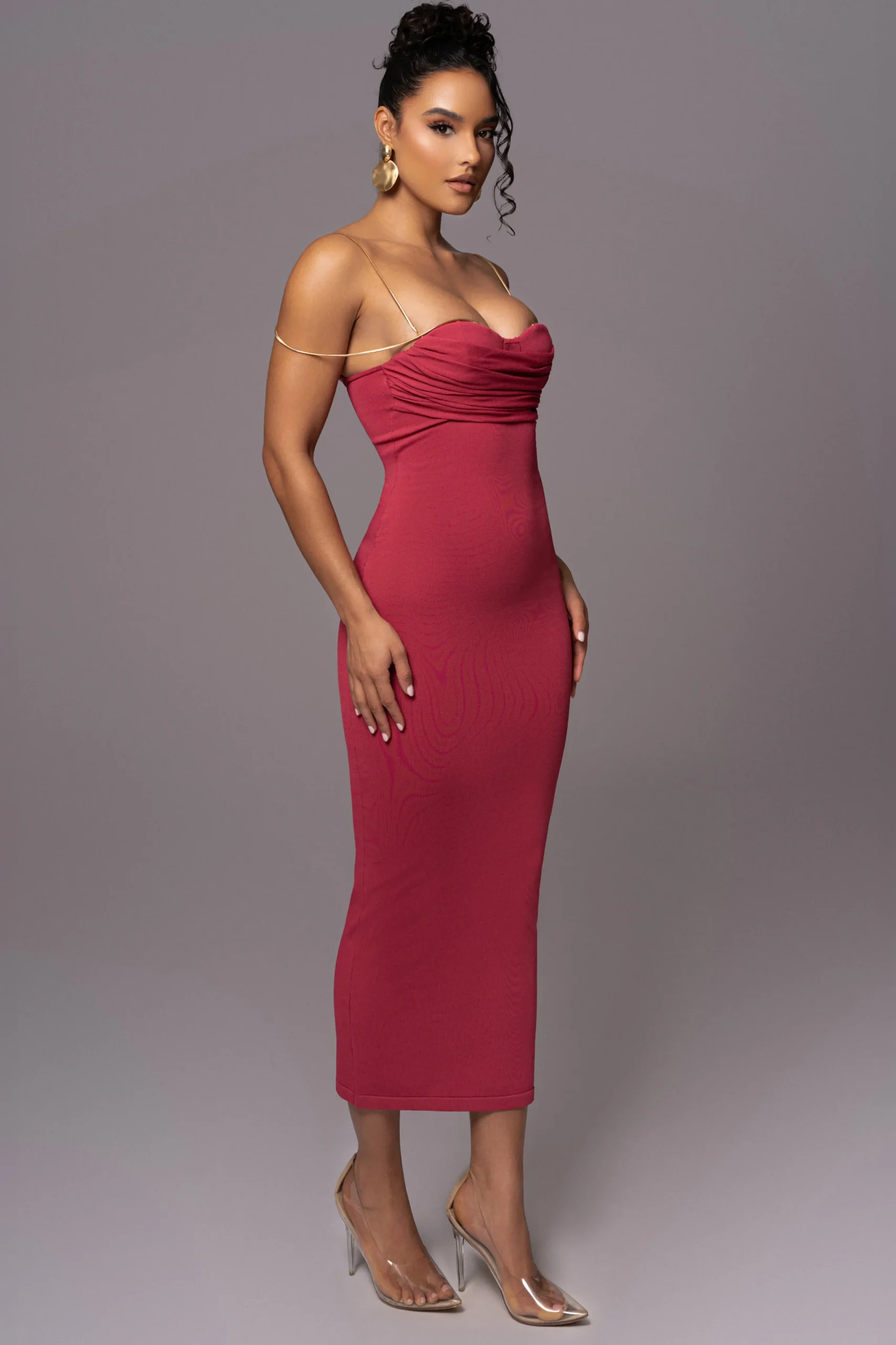 pink_la_lune_drape_midi_d_12.webp JLUXLABEL Pink La Lune Drape Midi Dress