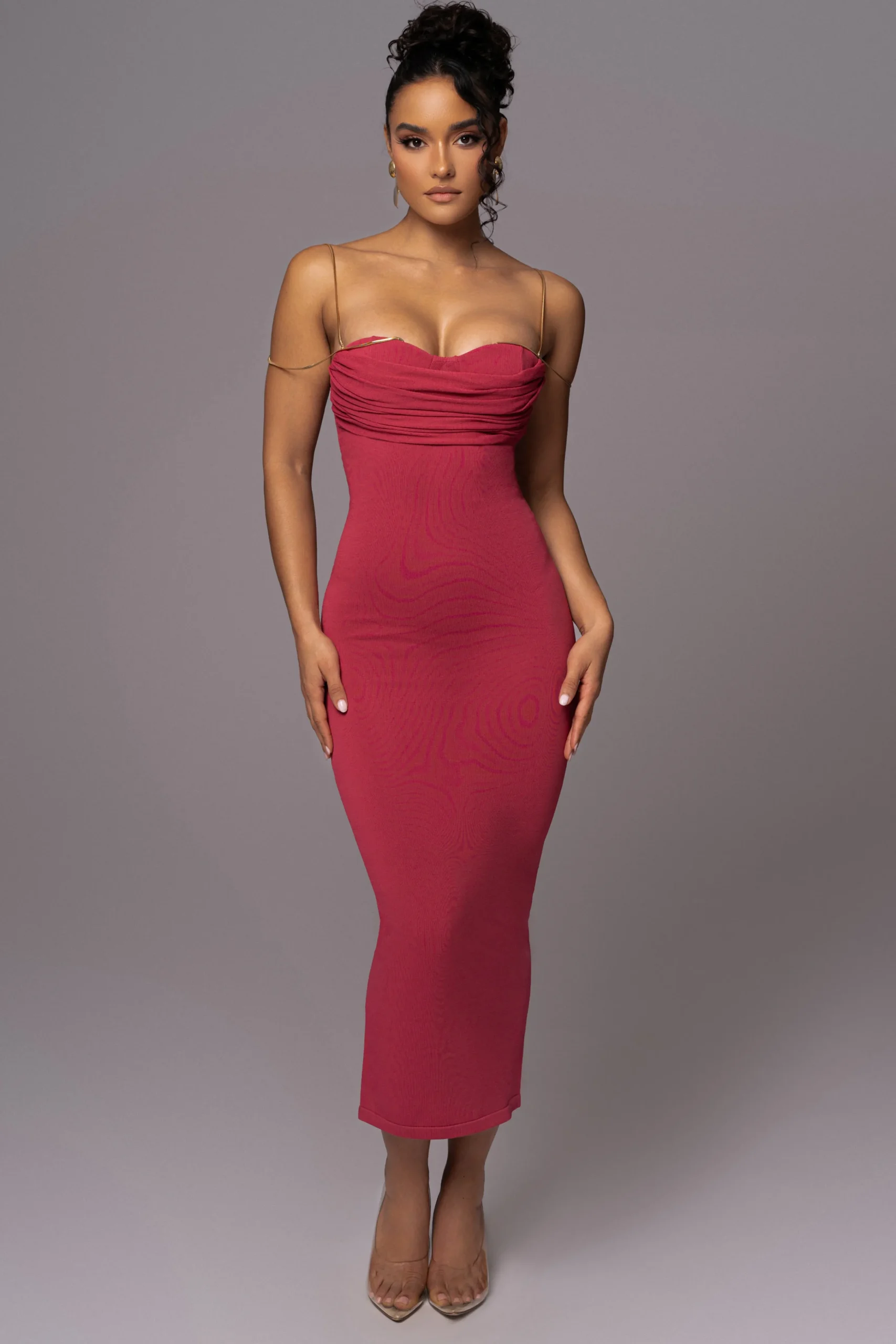 pink_la_lune_drape_midi_d_2.webp JLUXLABEL Pink La Lune Drape Midi Dress