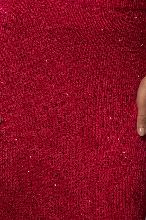JLUXLABEL Pink Palace Sequin Skirt Set
