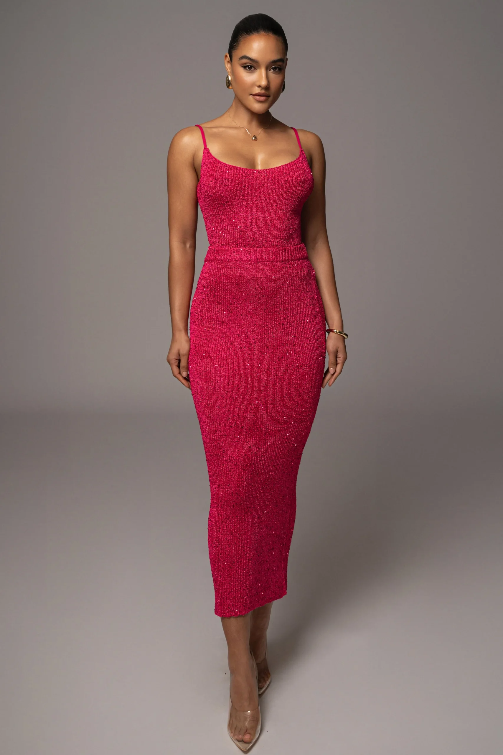 pink_palace_sequin_skirt__3.webp JLUXLABEL Pink Palace Sequin Skirt Set