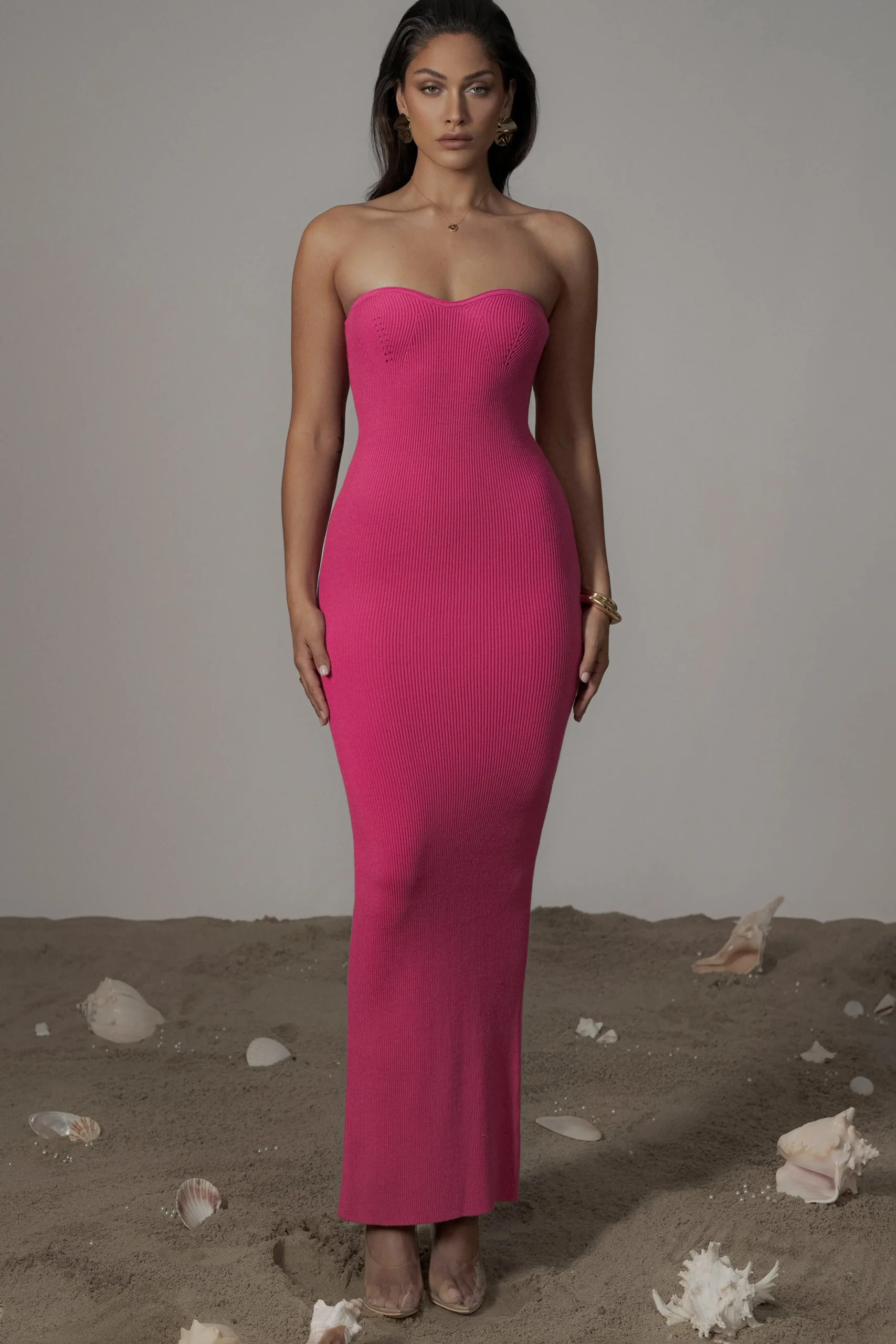 pink_whisk_away_tube_maxi_2.webp JLUXLABEL Pink Whisk Away Tube Maxi Dress