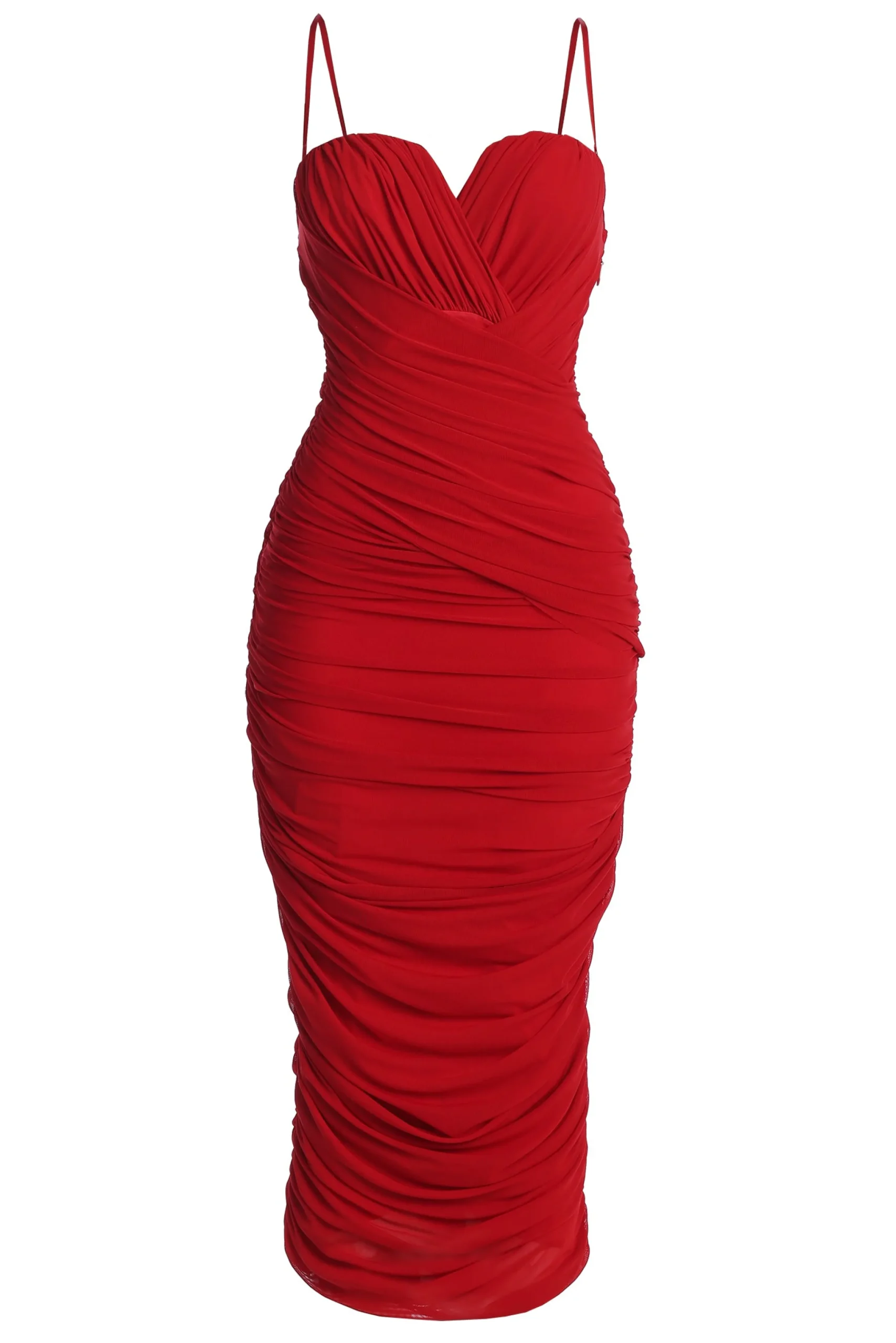 red_arcadia_mesh_midi_dre_1.webp JLUXLABEL Red Arcadia Mesh Midi Dress
