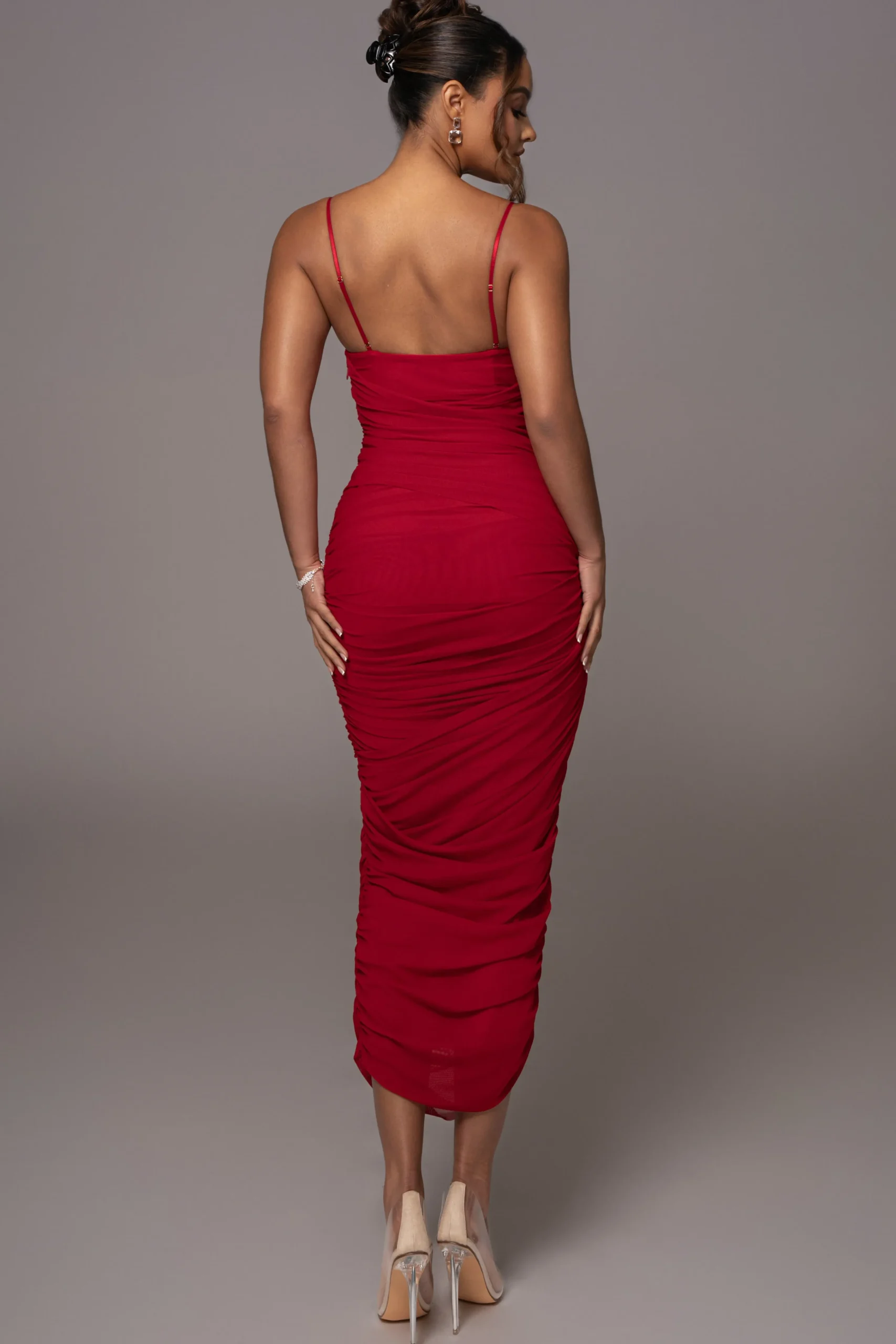 red_arcadia_mesh_midi_dre_10.webp JLUXLABEL Red Arcadia Mesh Midi Dress