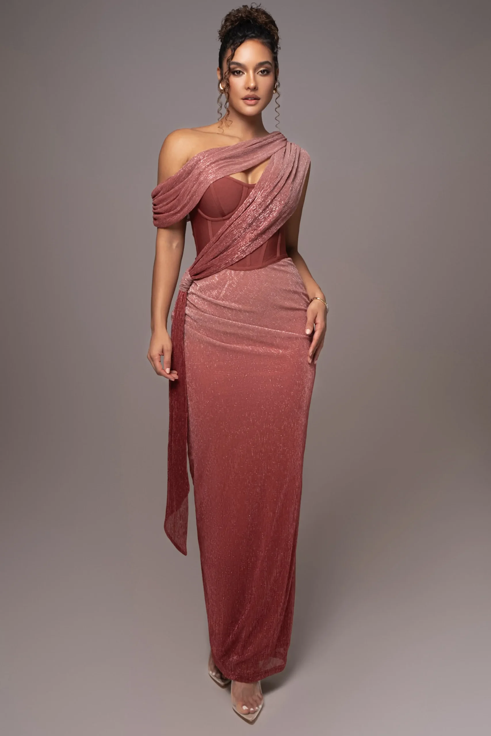 red_celestina_draped_maxi_0.webp JLUXLABEL Red Celestina Draped Maxi Dress