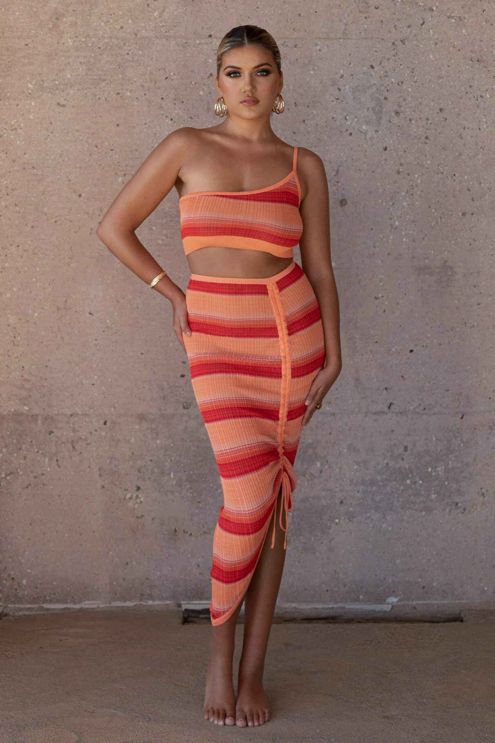 red_good_times_crop_top_3.webp JLUXLABEL Red Good Times Crop Top