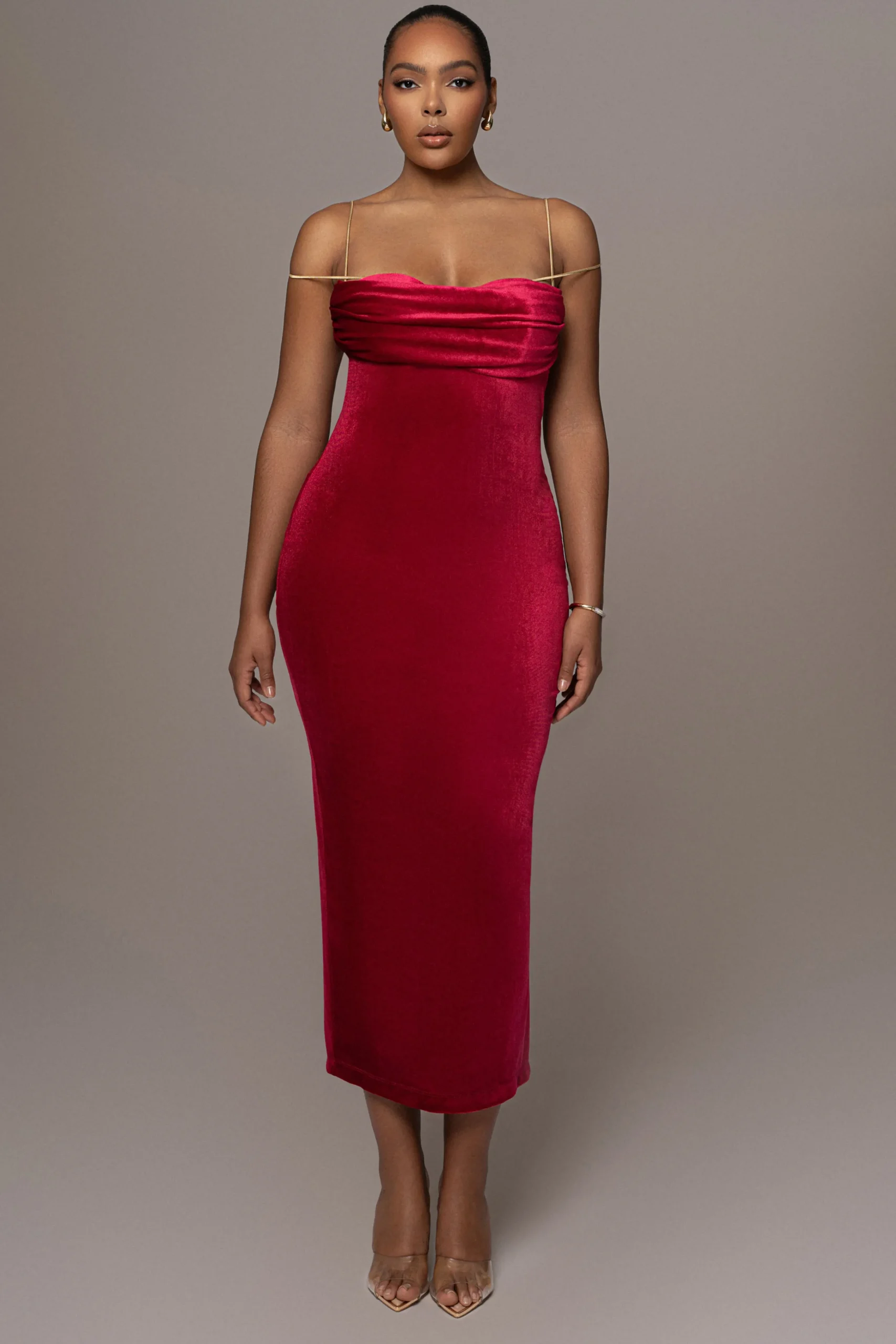red_josanna_velvet_midi_d_0.webp JLUXLABEL Red JOSANNA VELVET MIDI DRESS