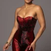 JLUXLABEL Red Stay the Night Corset
