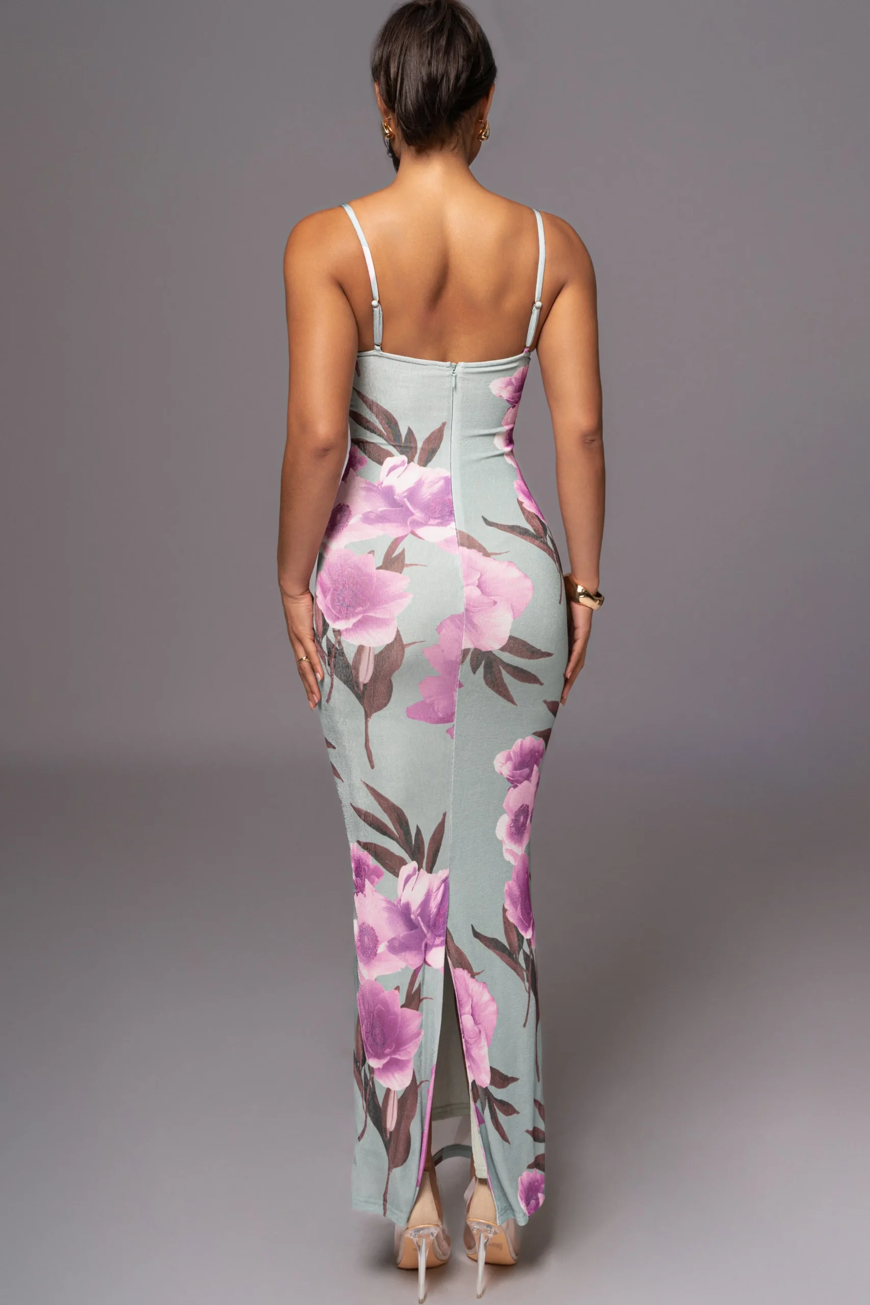 sage_floral_slinky_vision_13.webp JLUXLABEL Sage Floral Slinky Visions Of You Maxi Dress