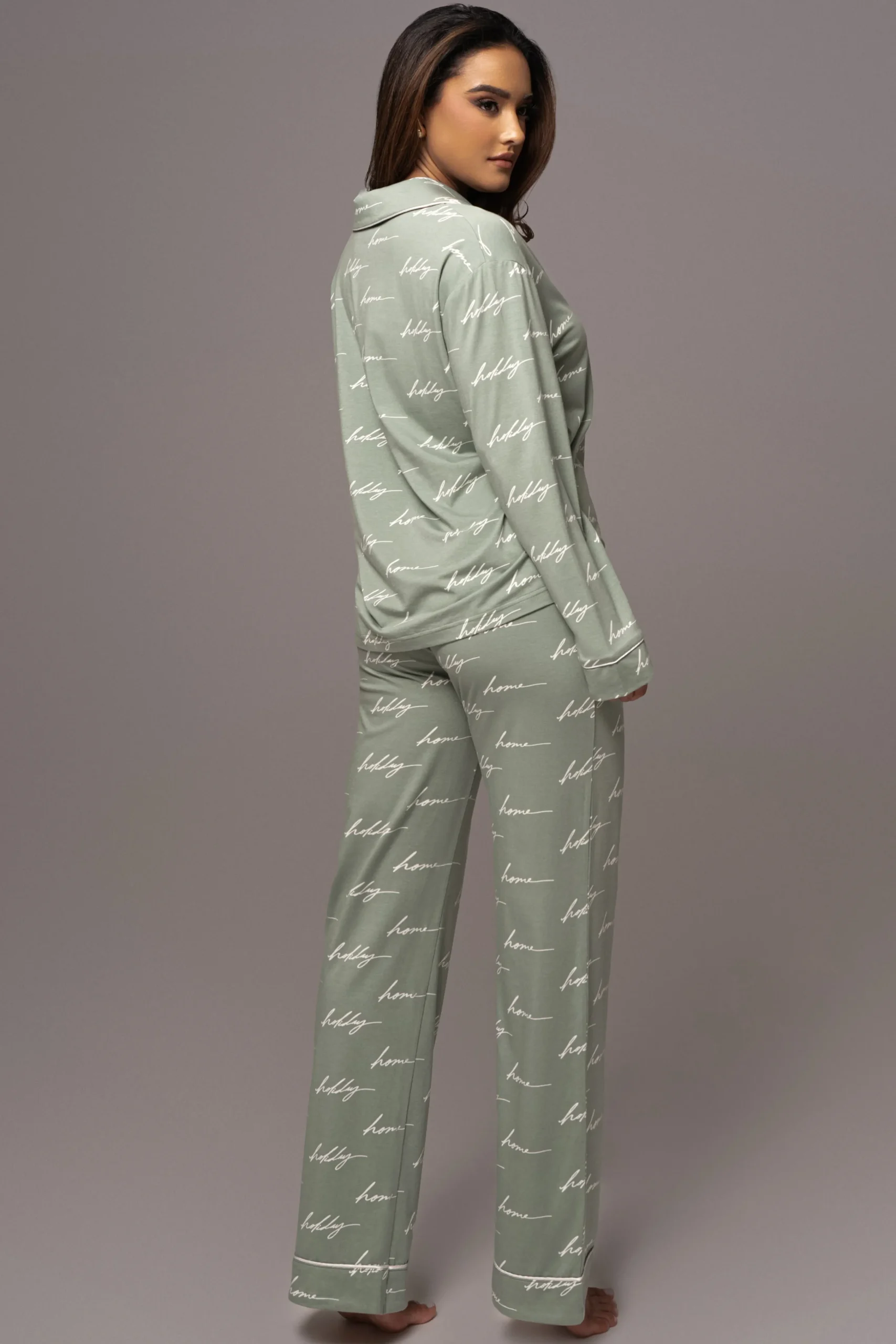 sage_home_for_the_holiday_7.webp JLUXLABEL Sage Home For The Holidays Adult Pajama Set