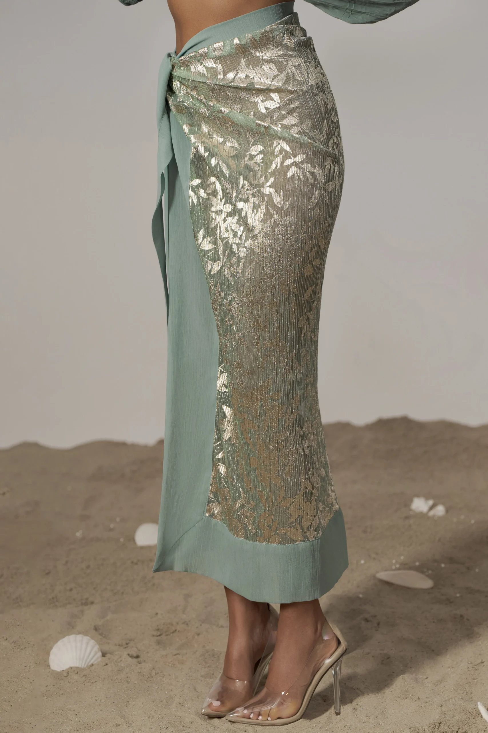 sage_positano_printed_sar_10.webp JLUXLABEL Sage Positano Printed Sarong Skirt