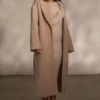 JLUXLABEL Sand Dion Oversized Coat