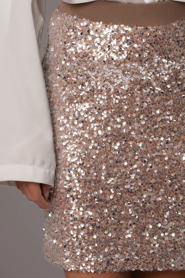 JLUXLABEL Sequin Milestone Skirt