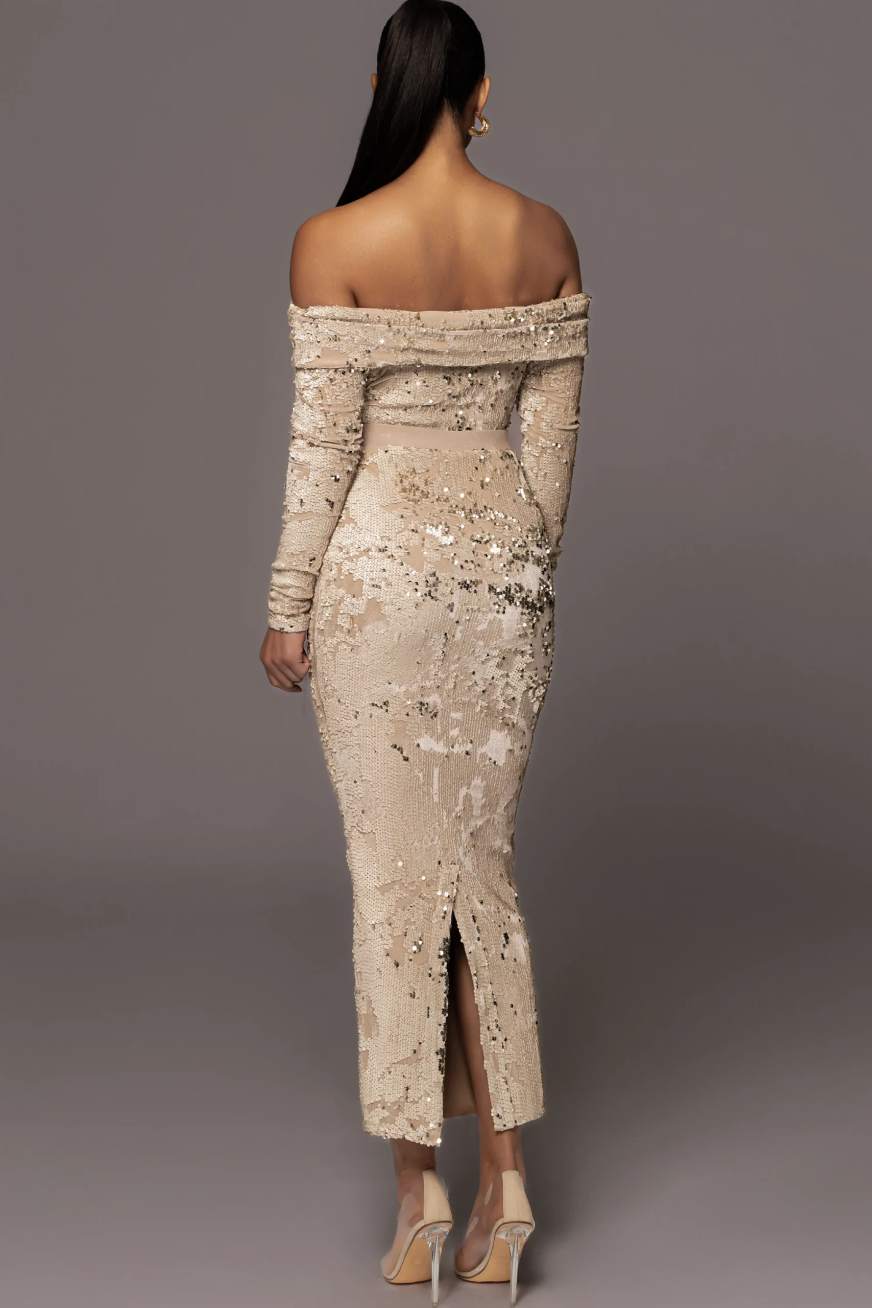stone_impressions_sequin__15.webp JLUXLABEL Stone Impressions Sequin Skirt