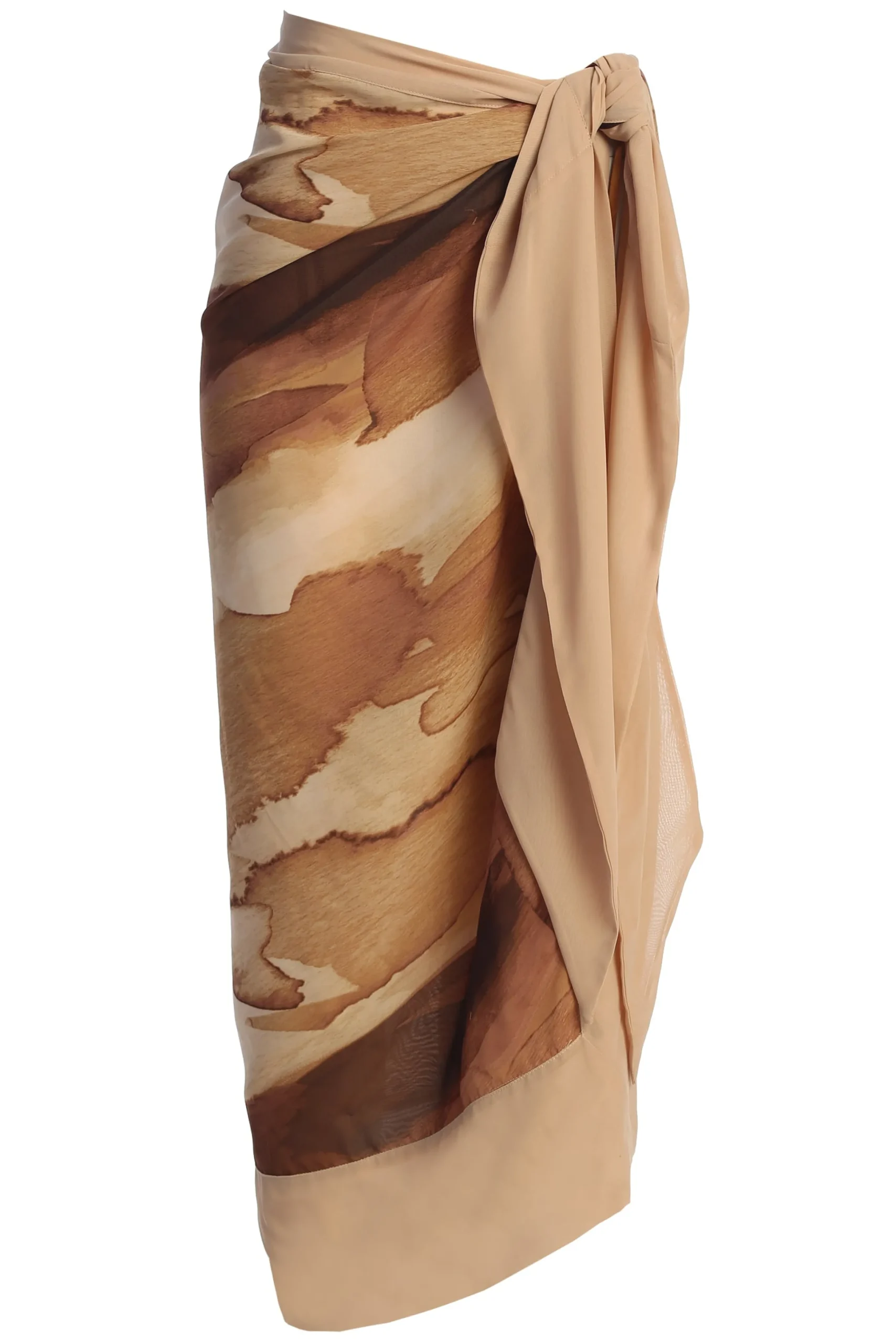 tan_abstract_marine_print_1.webp JLUXLABEL Tan Abstract Marine Print Sarong