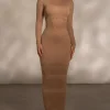 JLUXLABEL Tan Lina Knit Maxi Skirt