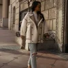 JLUXLABEL Tan Never Settle Reversible Teddy Jacket