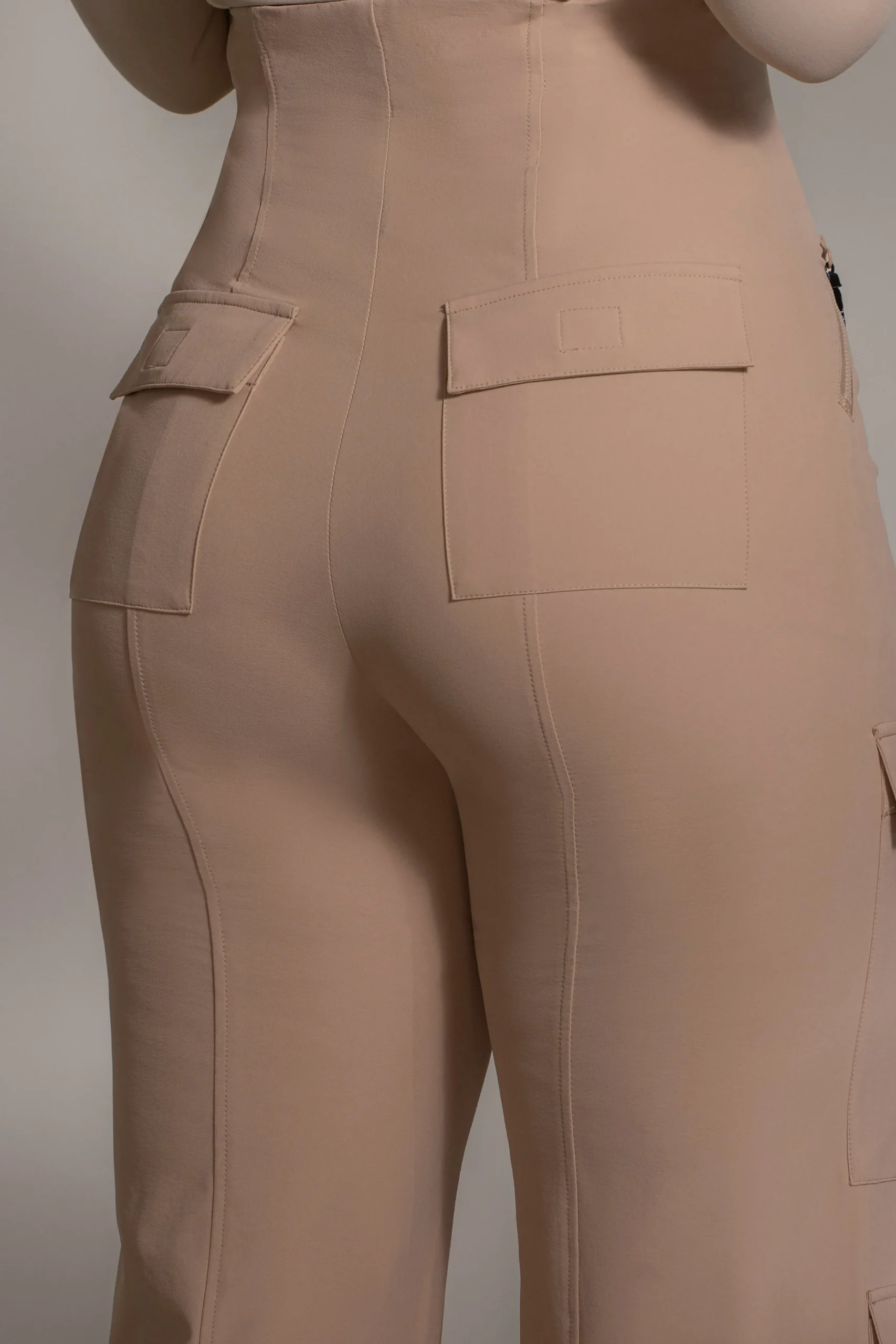 tan_nyah_nylon_utility_pa_10.webp JLUXLABEL Tan Nyah Nylon Utility Pants
