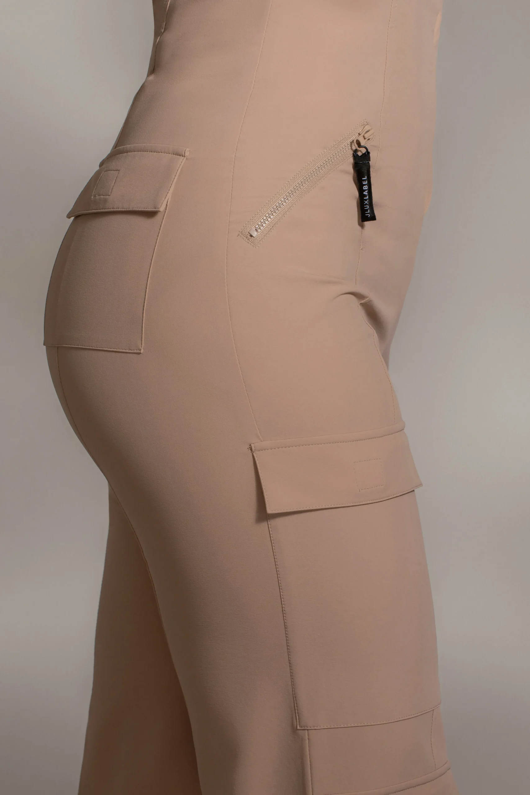 tan_nyah_nylon_utility_pa_11.webp JLUXLABEL Tan Nyah Nylon Utility Pants