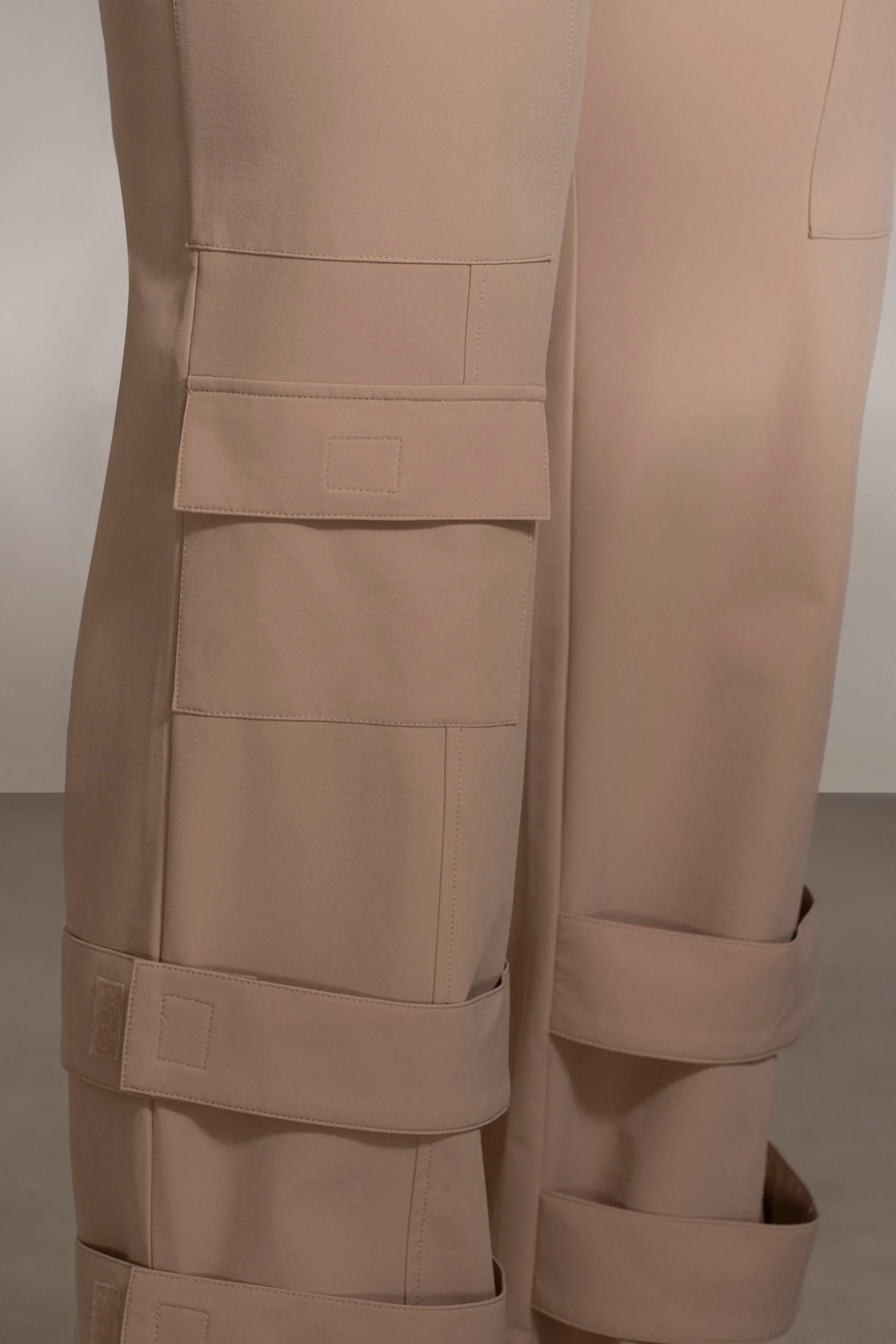 tan_nyah_nylon_utility_pa_5.webp JLUXLABEL Tan Nyah Nylon Utility Pants