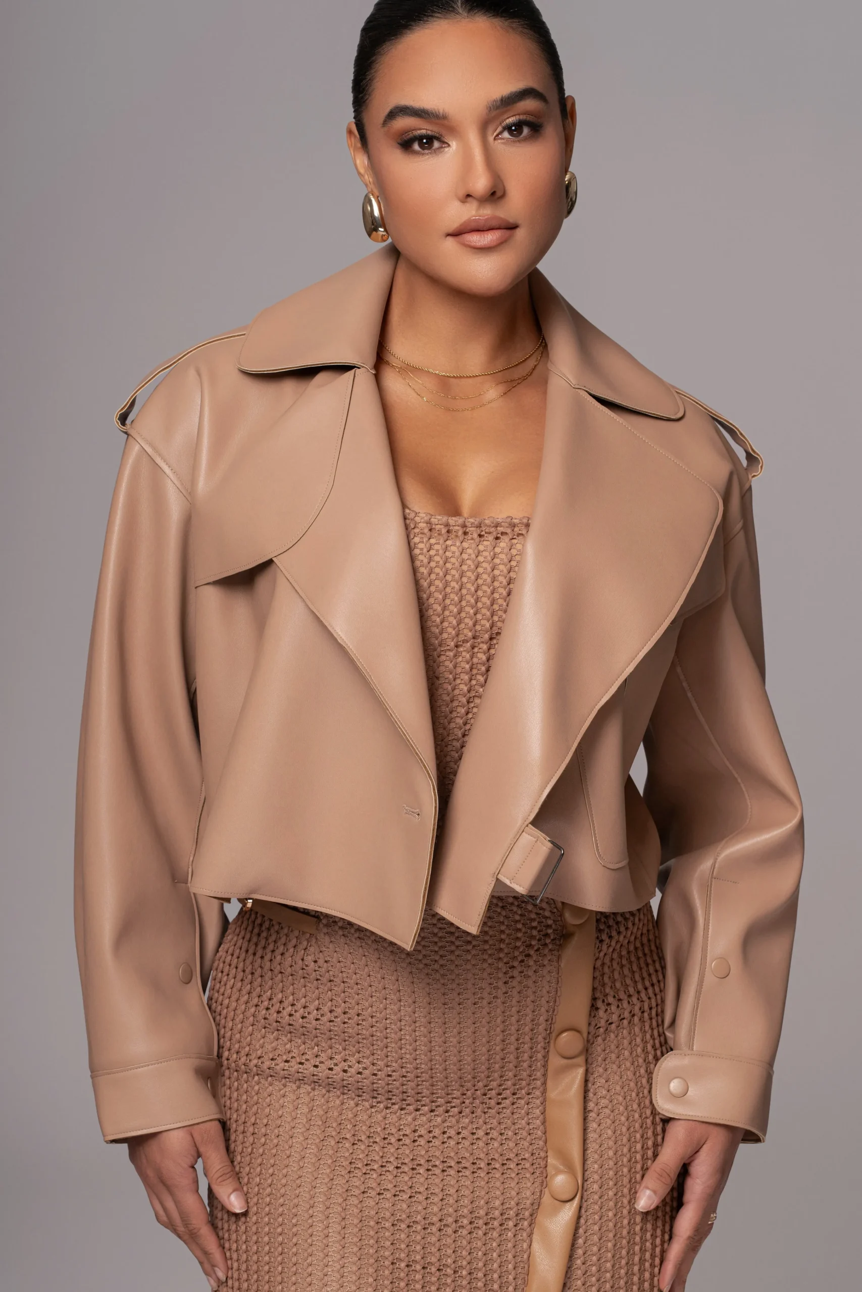 tan_raja_faux_leather_jac_2.webp JLUXLABEL Tan Raja Faux Leather Jacket