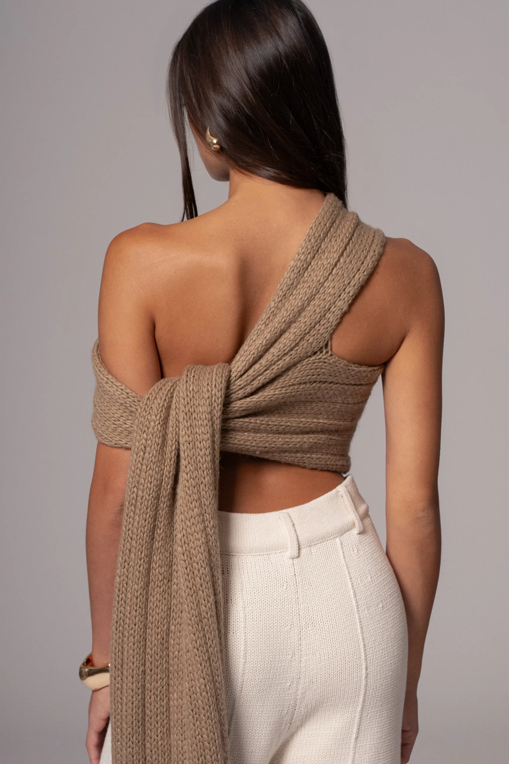 taupe_soft_life_cable_kni_17.webp JLUXLABEL Taupe Soft Life Cable Knit Sweater Top