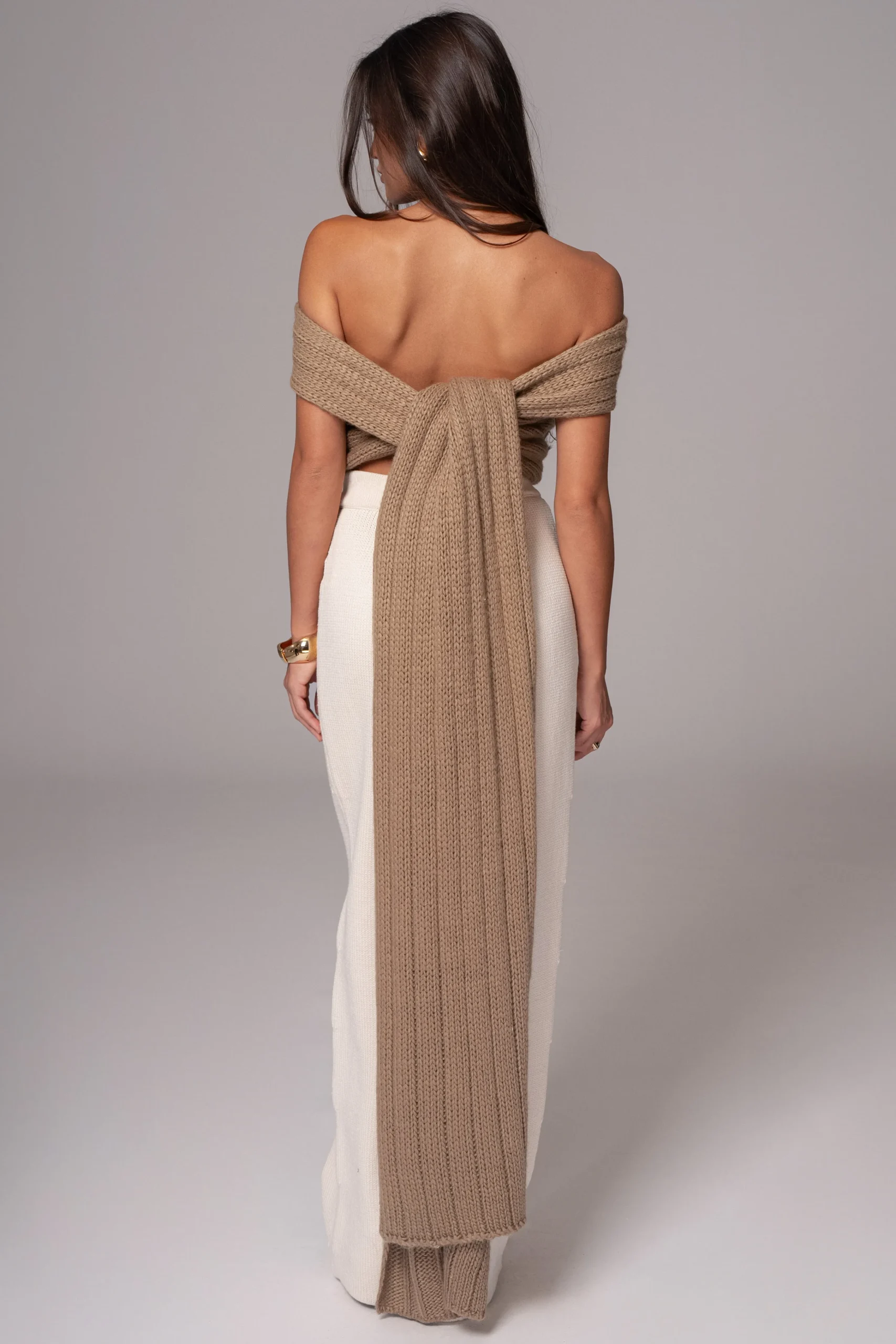 taupe_soft_life_cable_kni_18.webp JLUXLABEL Taupe Soft Life Cable Knit Sweater Top