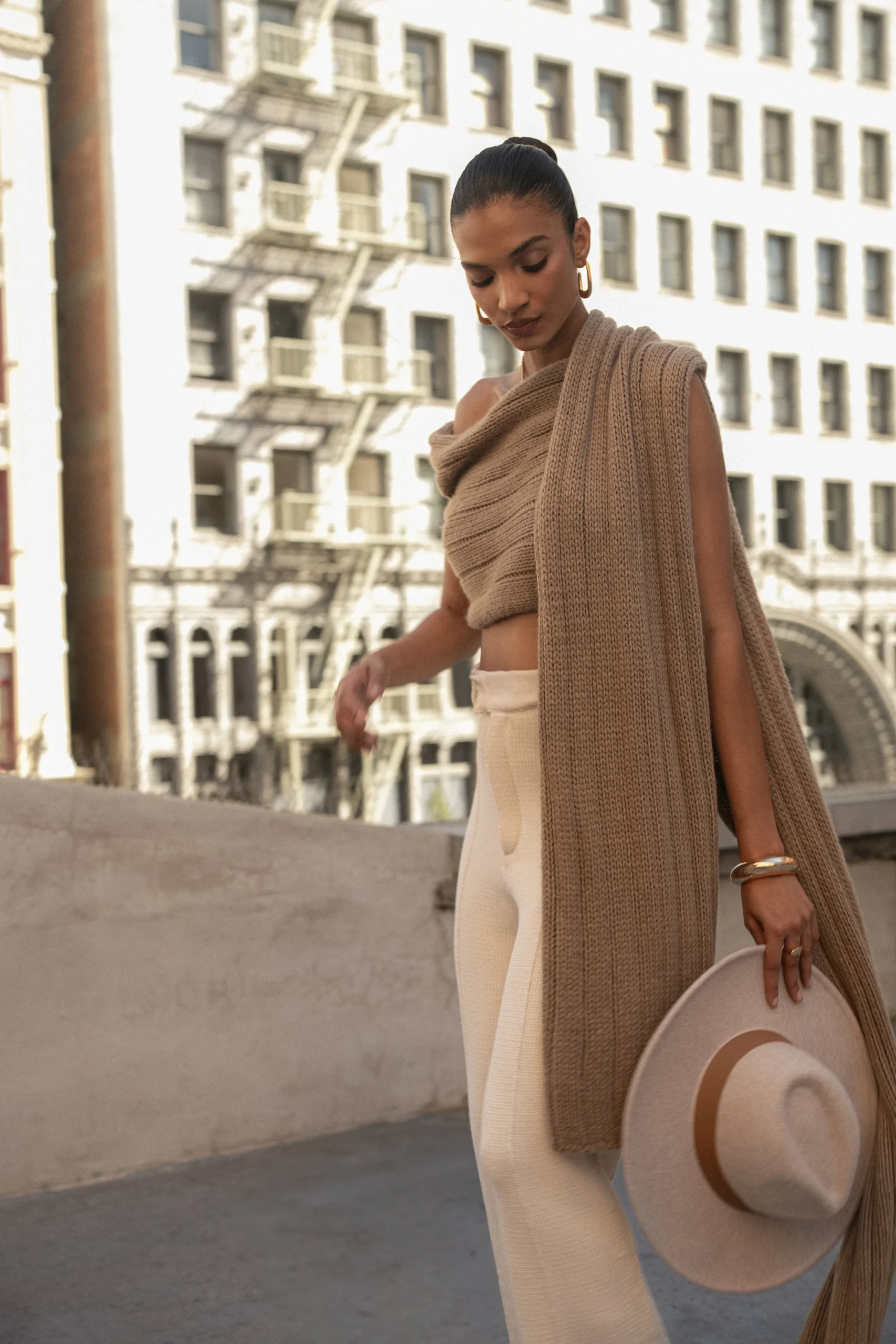 taupe_soft_life_cable_kni_21.webp JLUXLABEL Taupe Soft Life Cable Knit Sweater Top