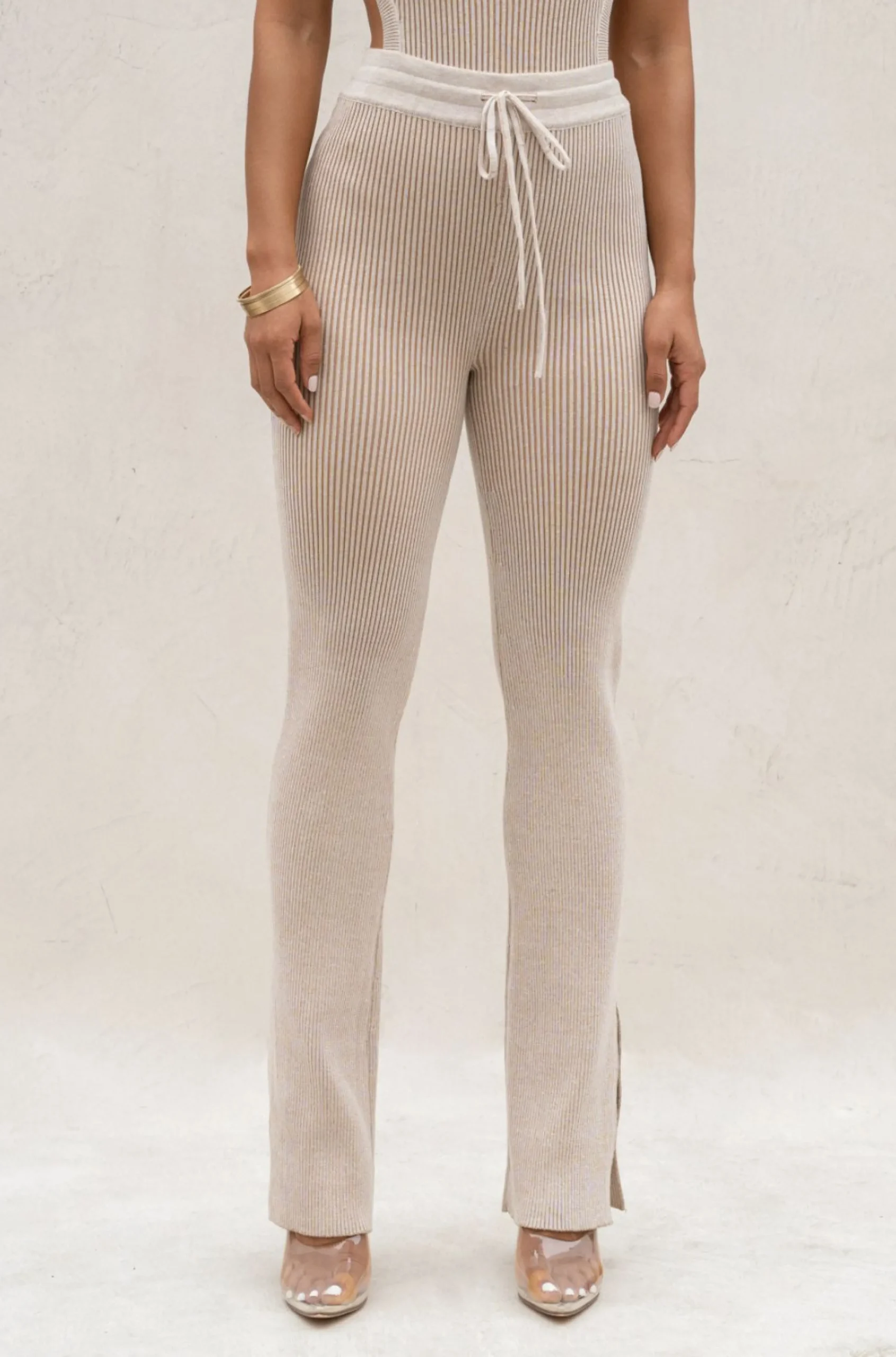 taupewhite_faya_ribbed_pa_2.webp JLUXLABEL Taupe/White Faya Ribbed Pants
