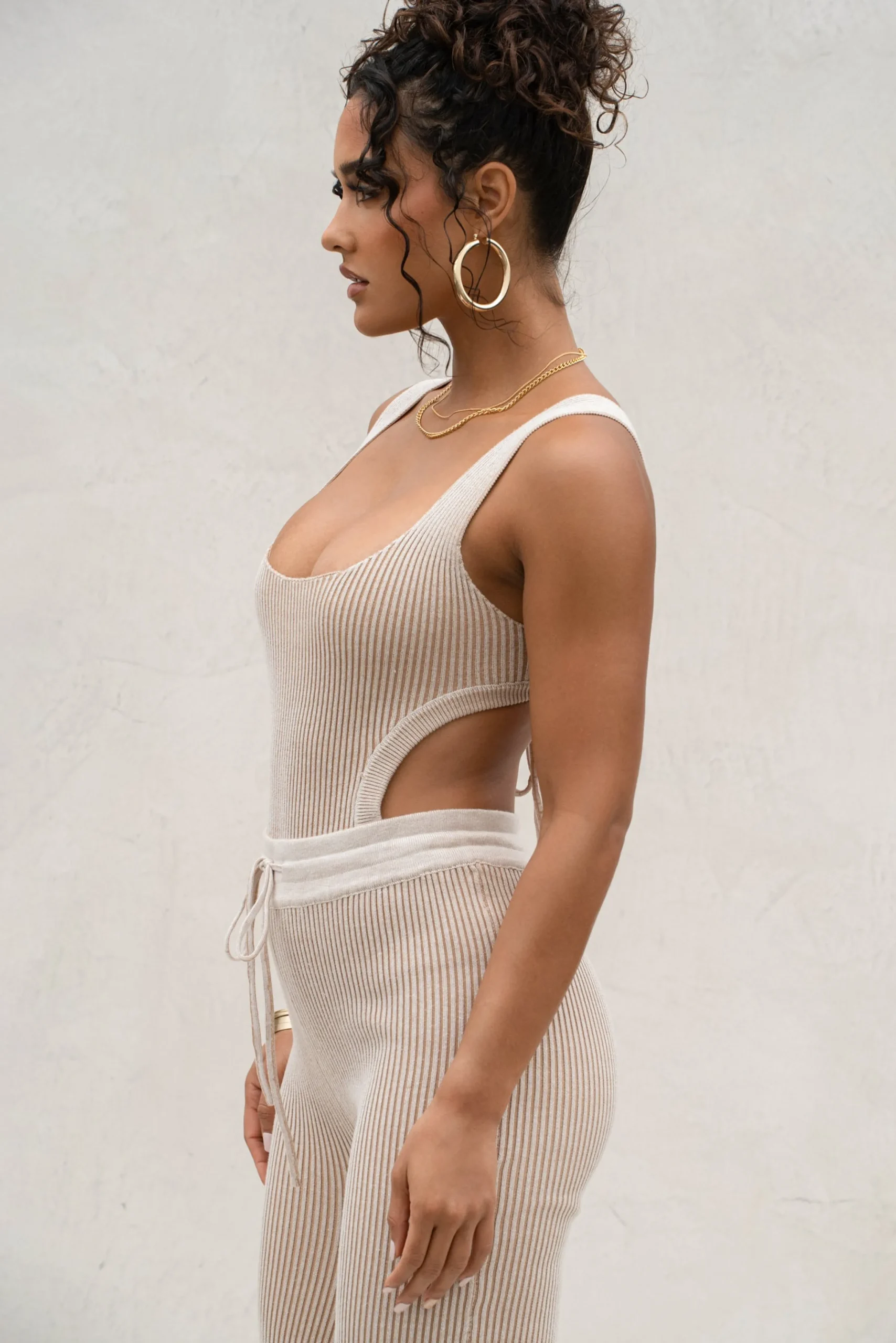 taupewhite_faya_ribbed_pa_4.webp JLUXLABEL Taupe/White Faya Ribbed Pants