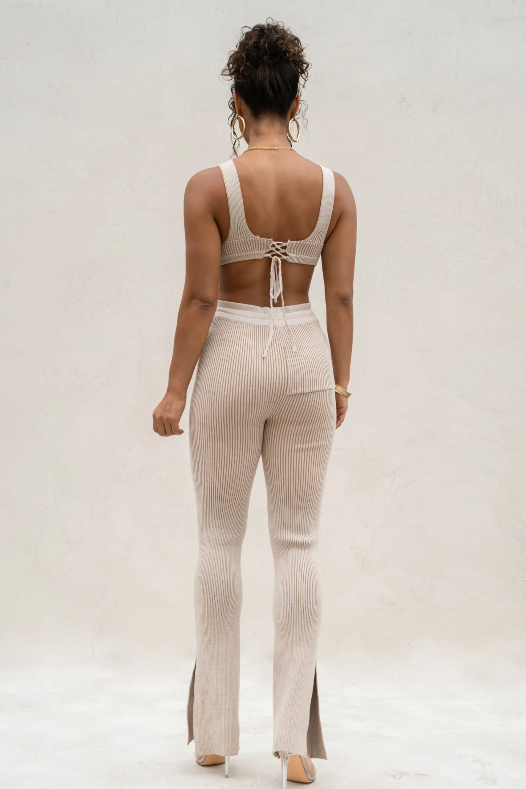 taupewhite_faya_ribbed_pa_7.webp JLUXLABEL Taupe/White Faya Ribbed Pants