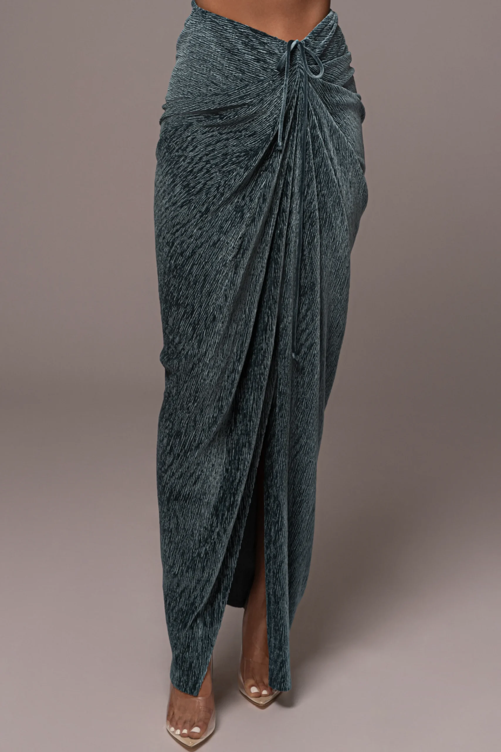 teal_chosen_one_velvet_sk_6.webp JLUXLABEL Teal Chosen One Velvet Skirt Set