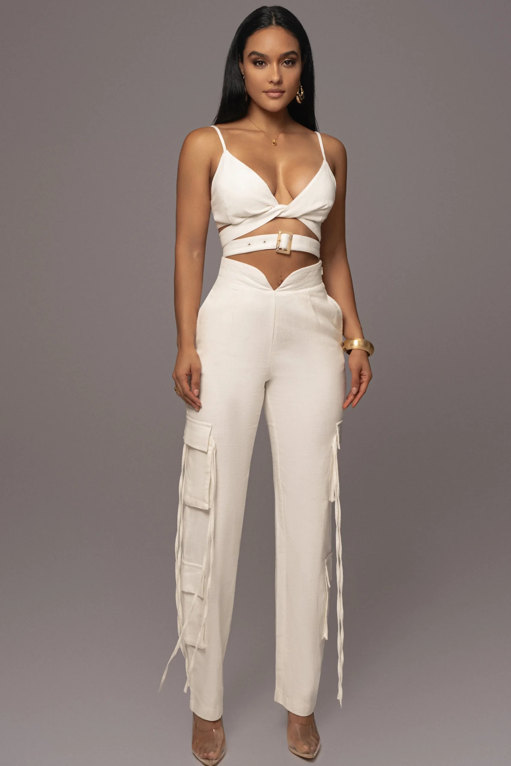 white_better_half_linen_u_2.webp JLUXLABEL White Better Half Linen Utility Pants